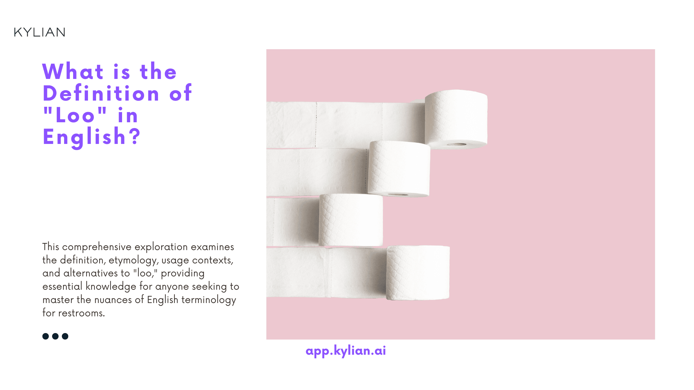 What is the Definition of "Loo" in English?