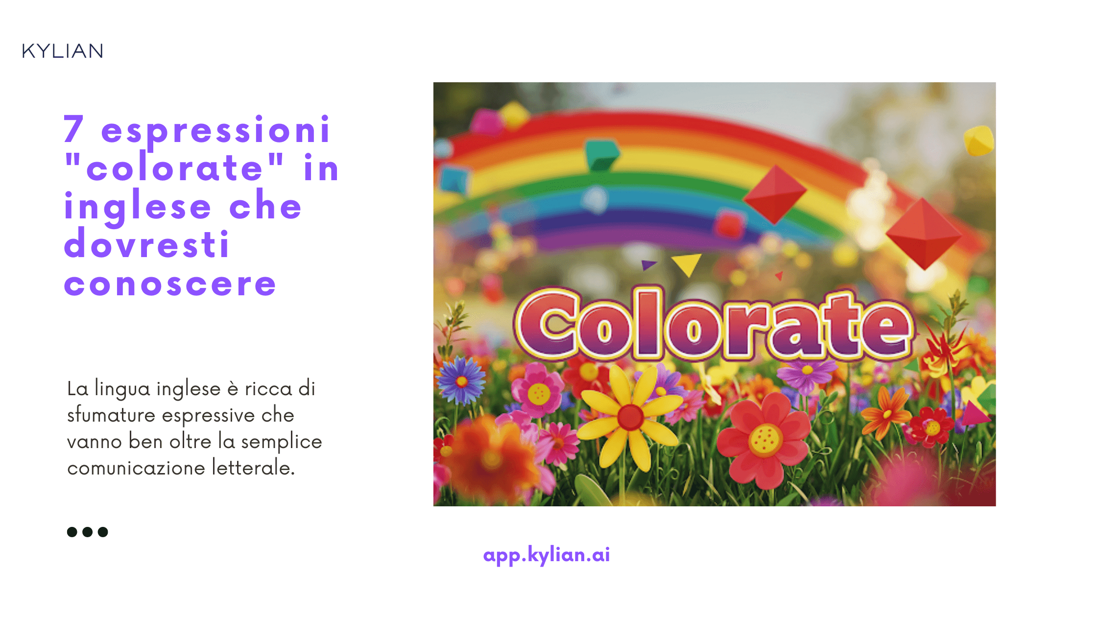 7 espressioni "colorate" in inglese che dovresti conoscere