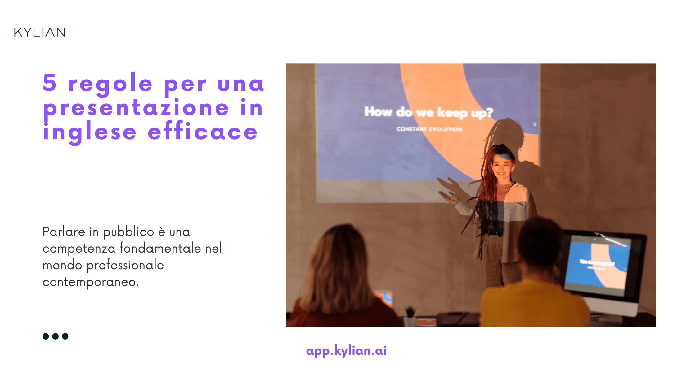 5 regole per una presentazione in inglese efficace