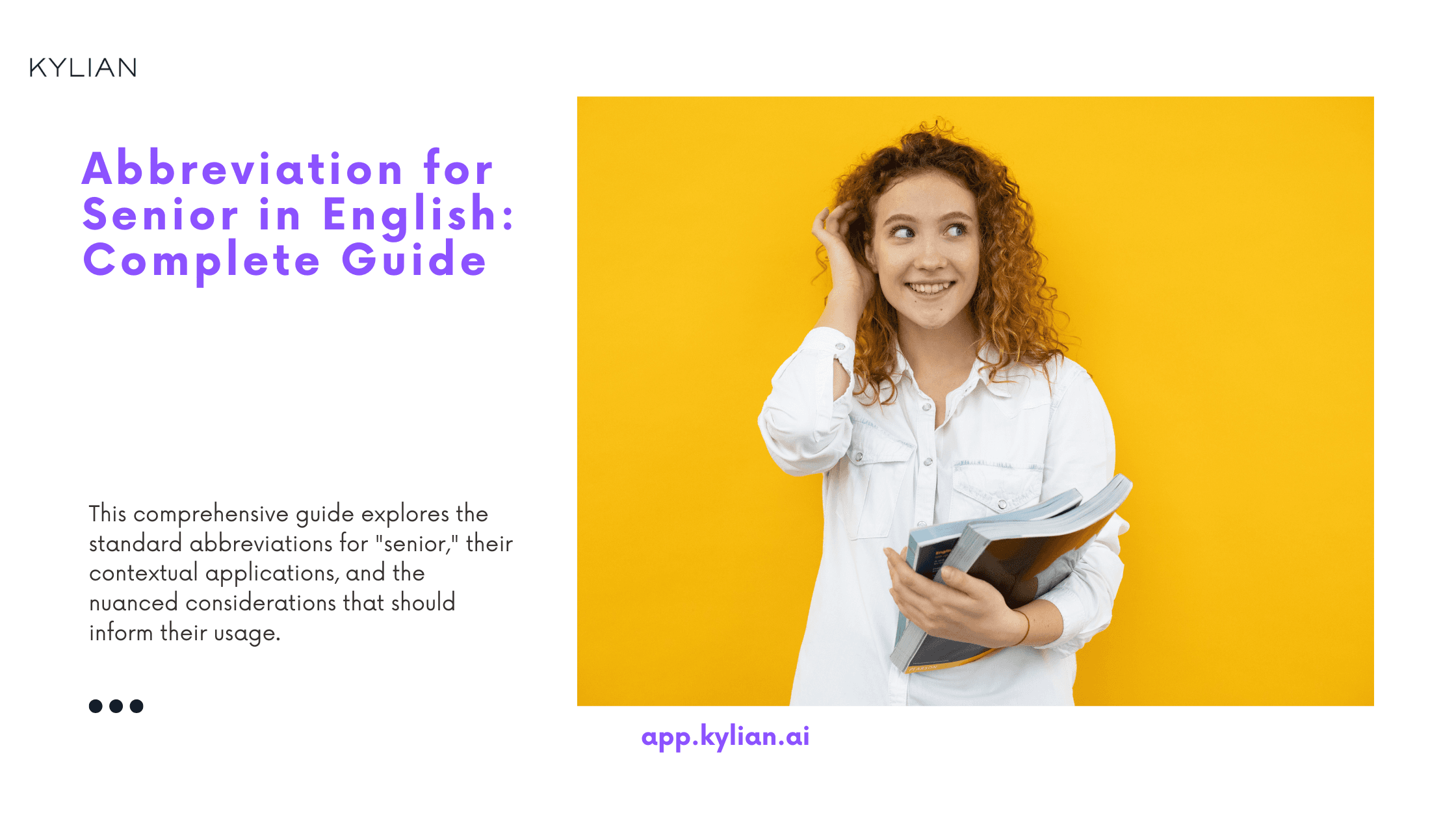 Abbreviation for Senior in English: Complete Guide