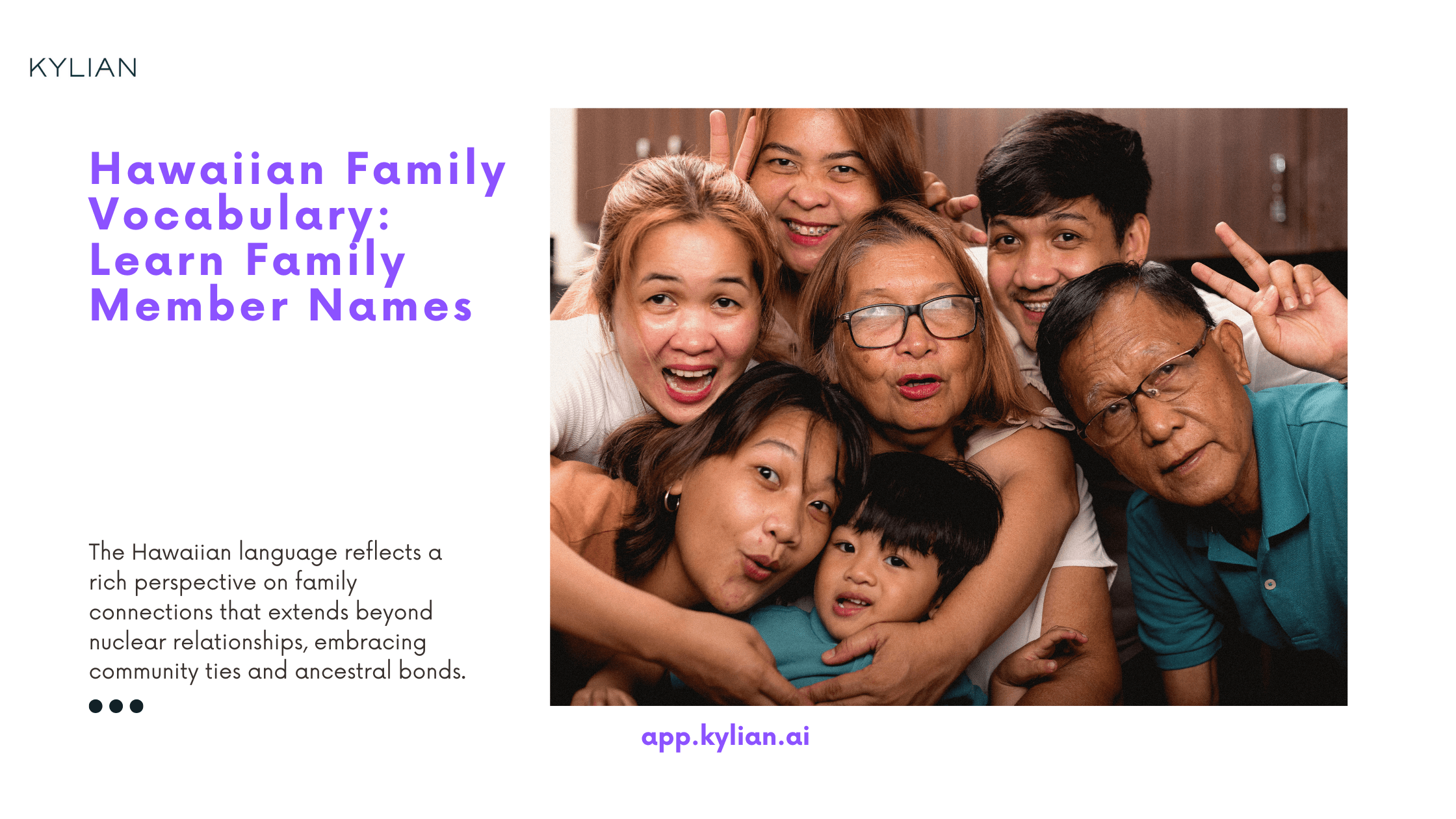 Hawaiian Family Vocabulary: Learn Family Member Names