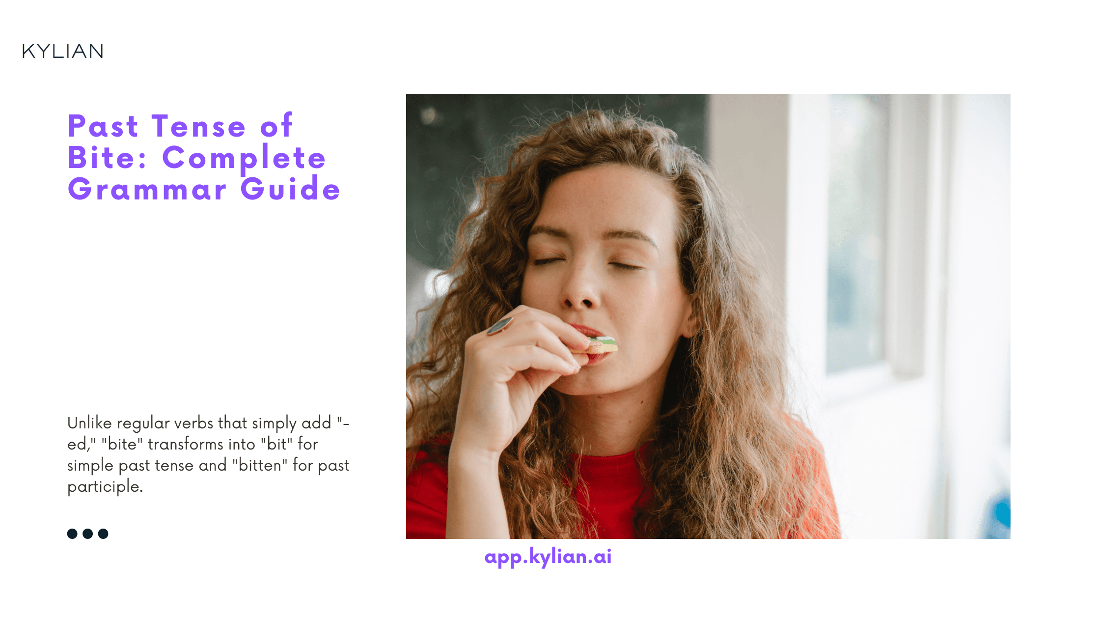 Past Tense of Bite: Complete Grammar Guide