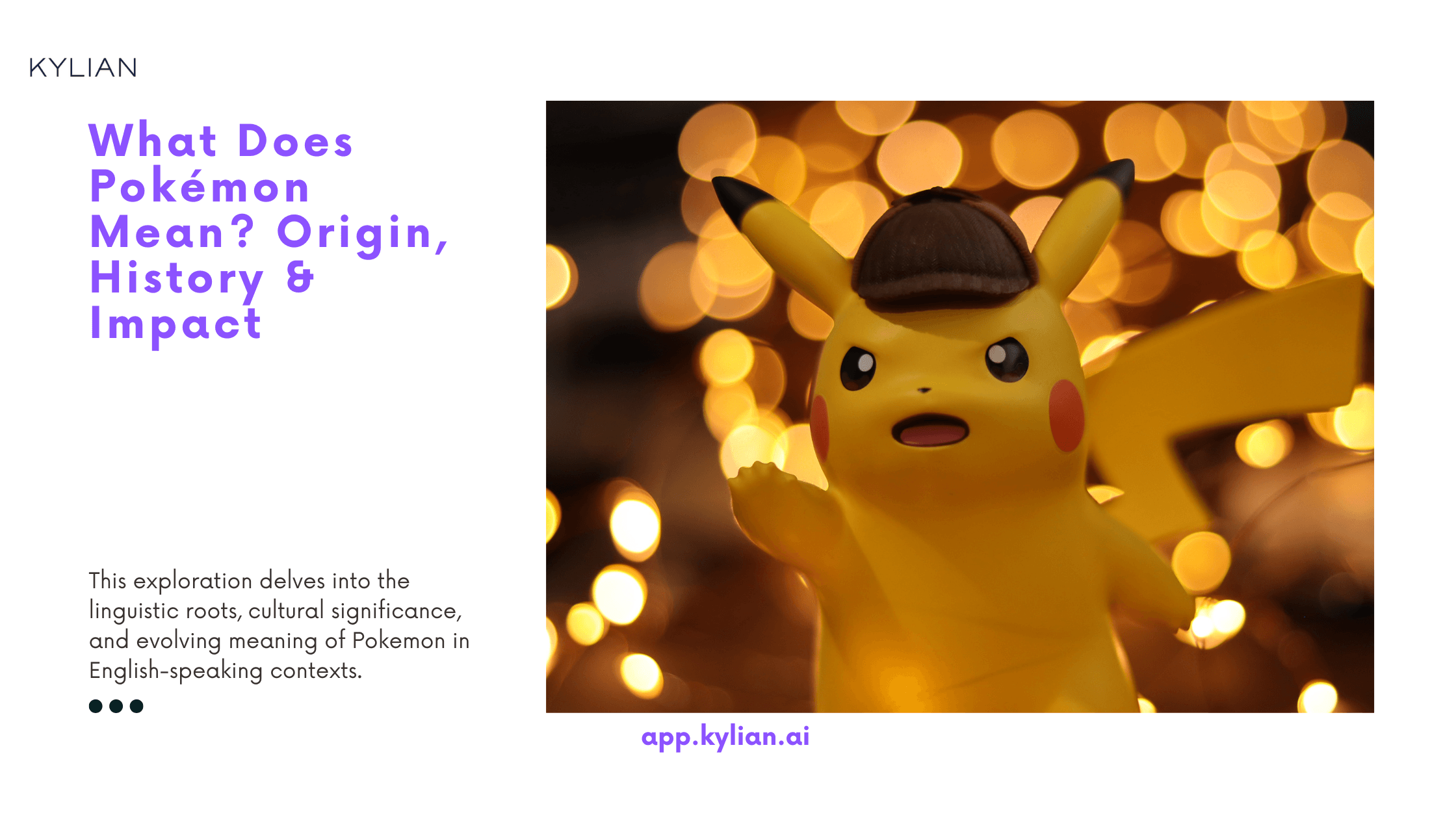 What Does Pokémon Mean? Origin, History & Impact