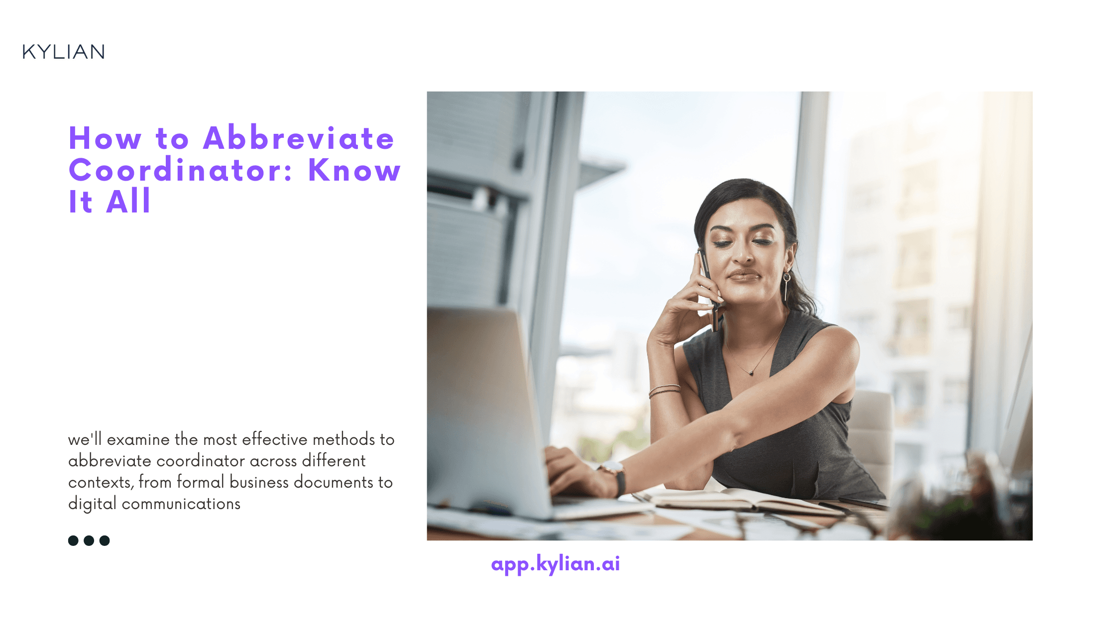 How to Abbreviate Coordinator: Know It All