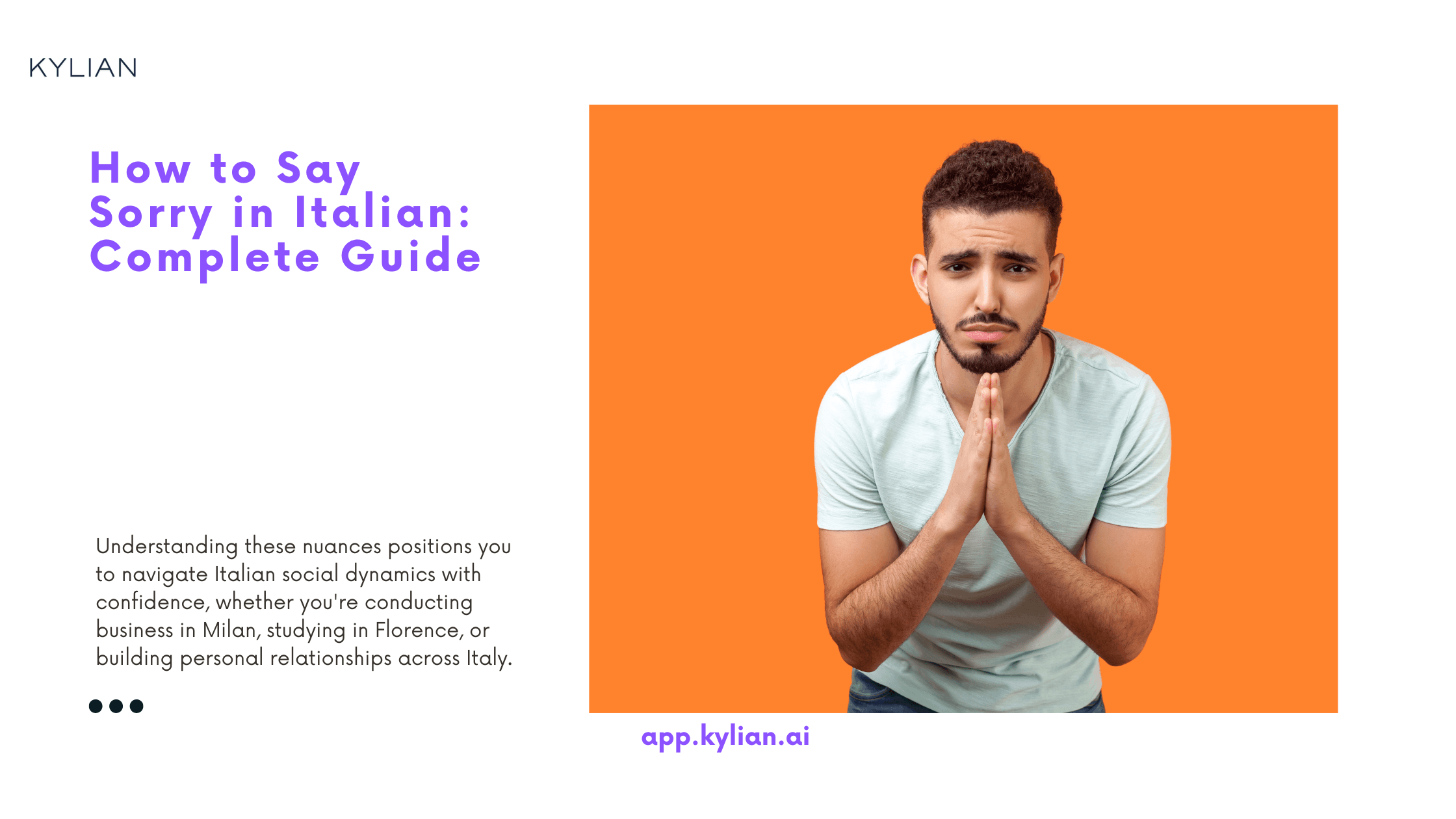 How to Say Sorry in Italian: Complete Guide