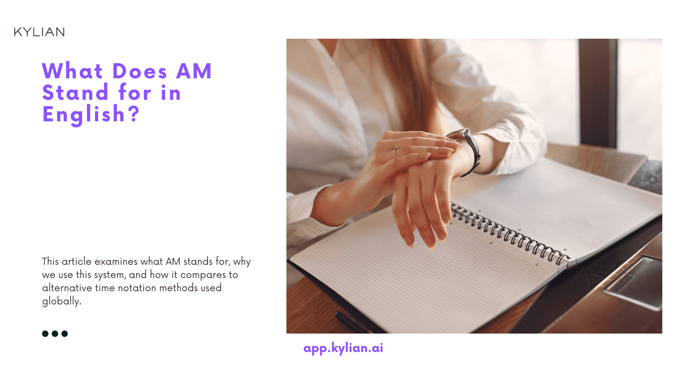 What Does AM Stand for in English?