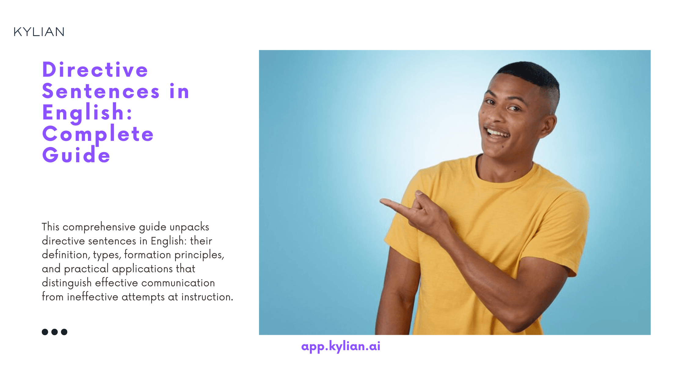 Directive Sentences in English: Complete Guide