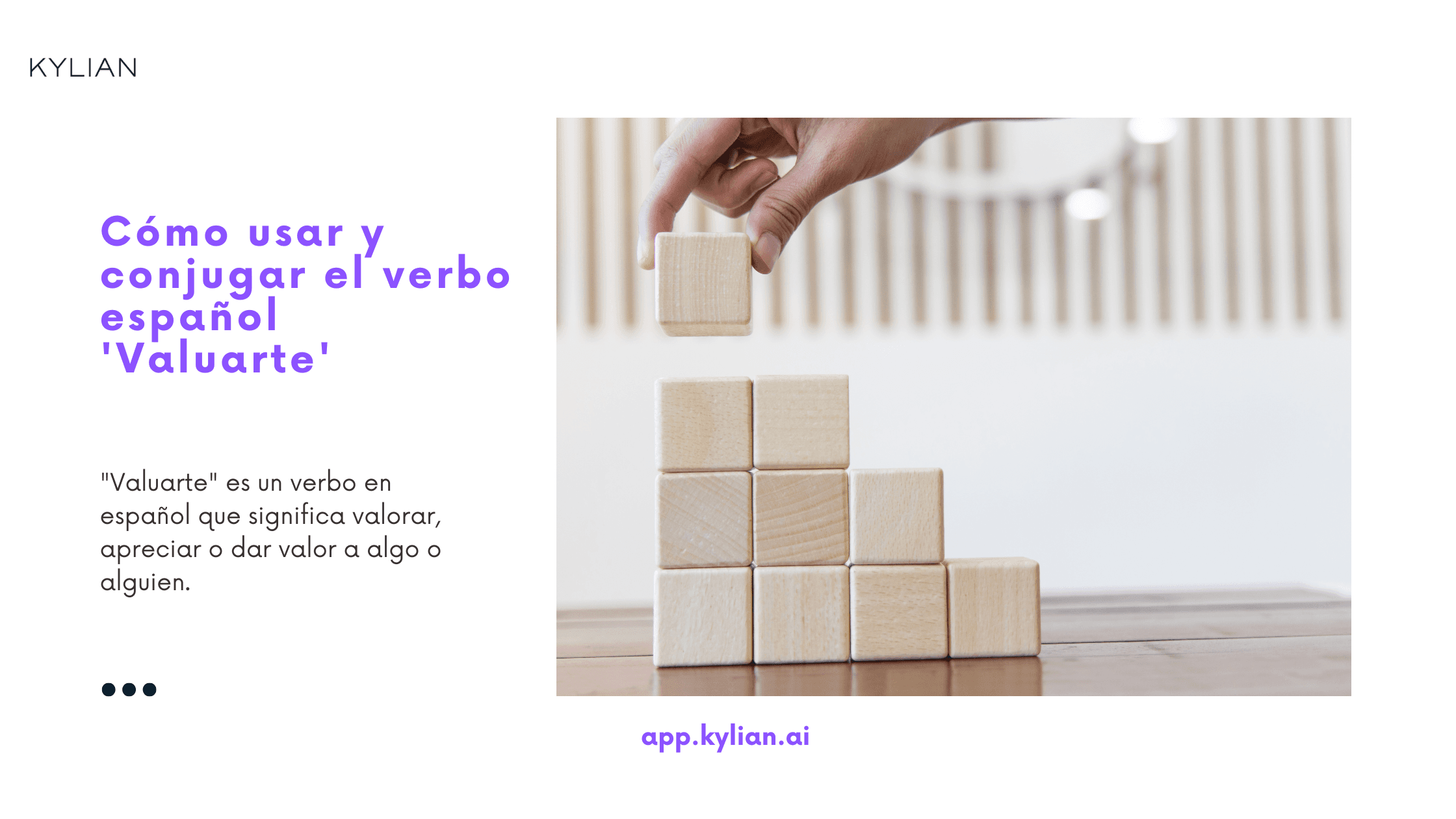 Cómo usar y conjugar el verbo español 'Valuarte'