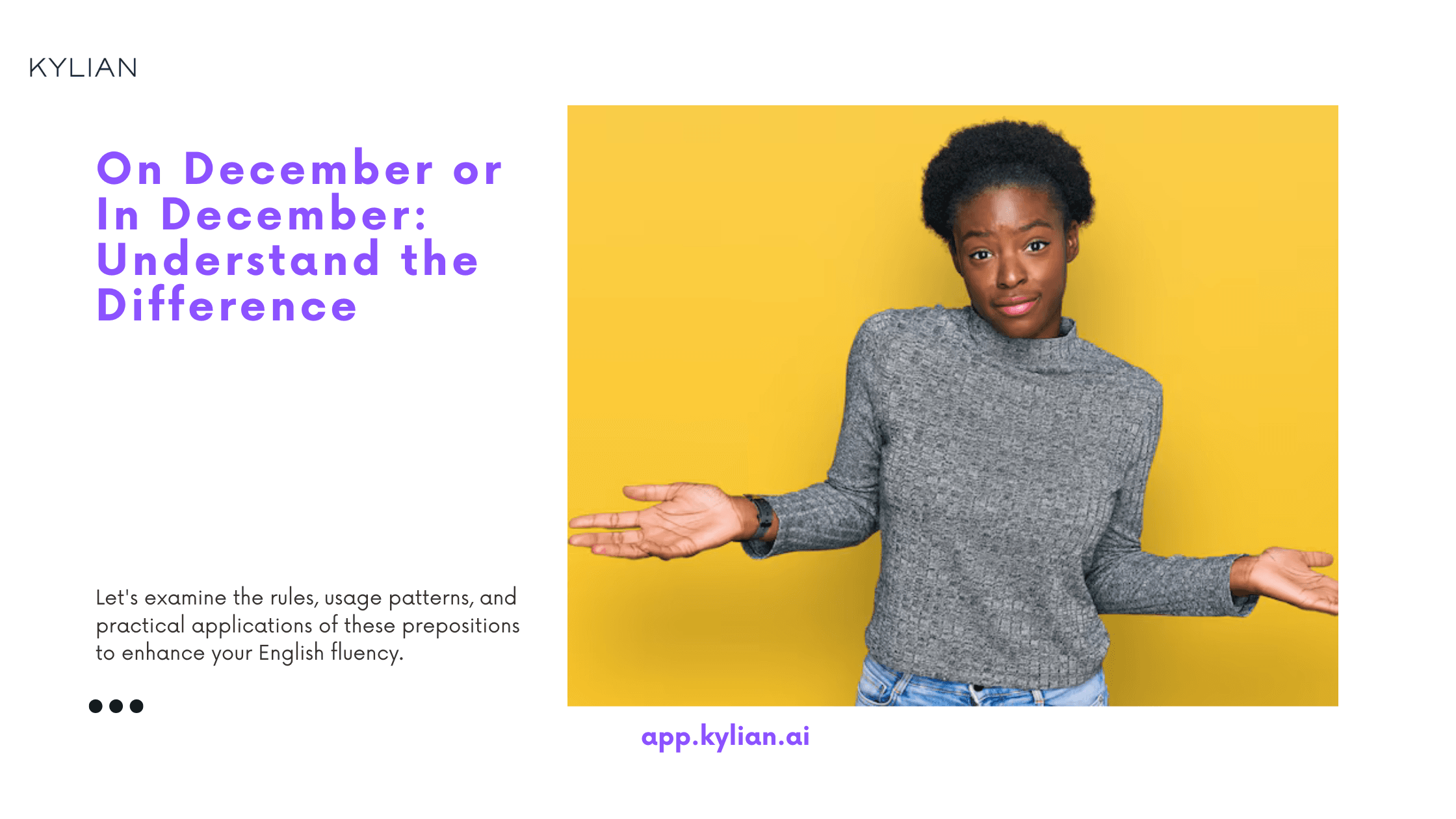 On December or In December: Understand the Difference