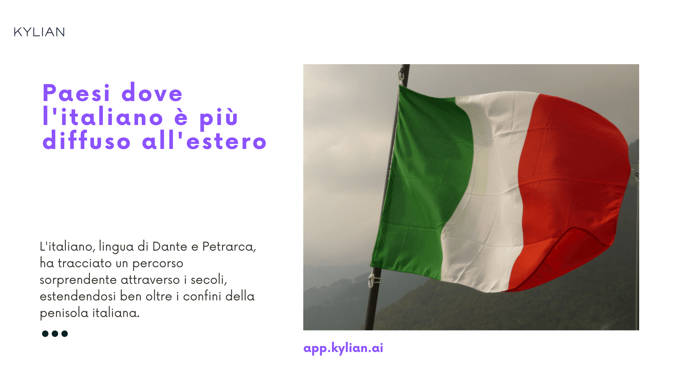 Paesi dove l'italiano è più diffuso all'estero