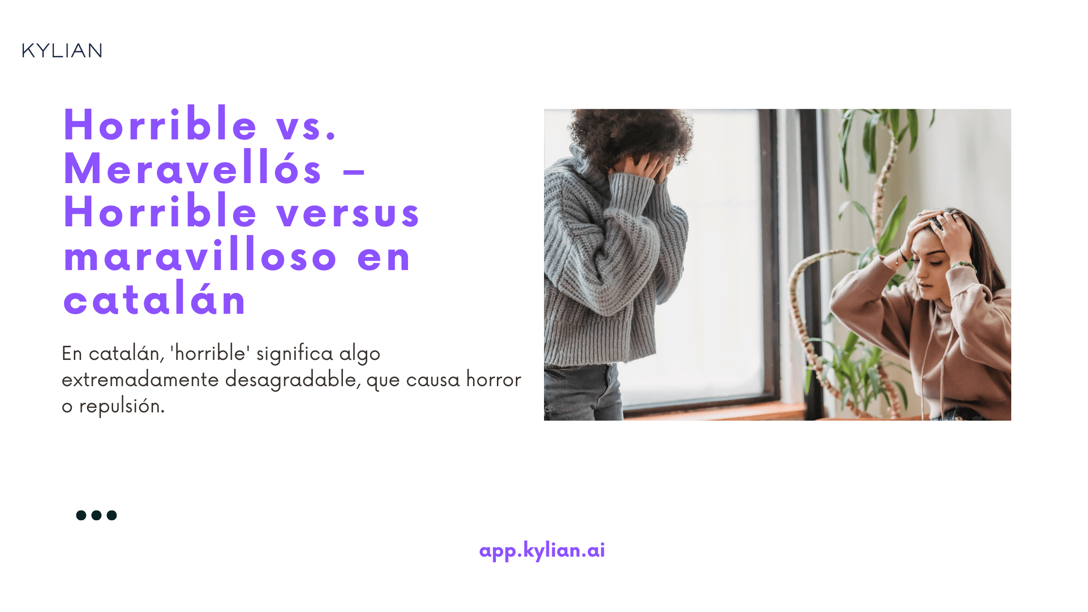 Horrible vs. Meravellós – Horrible versus maravilloso en catalán