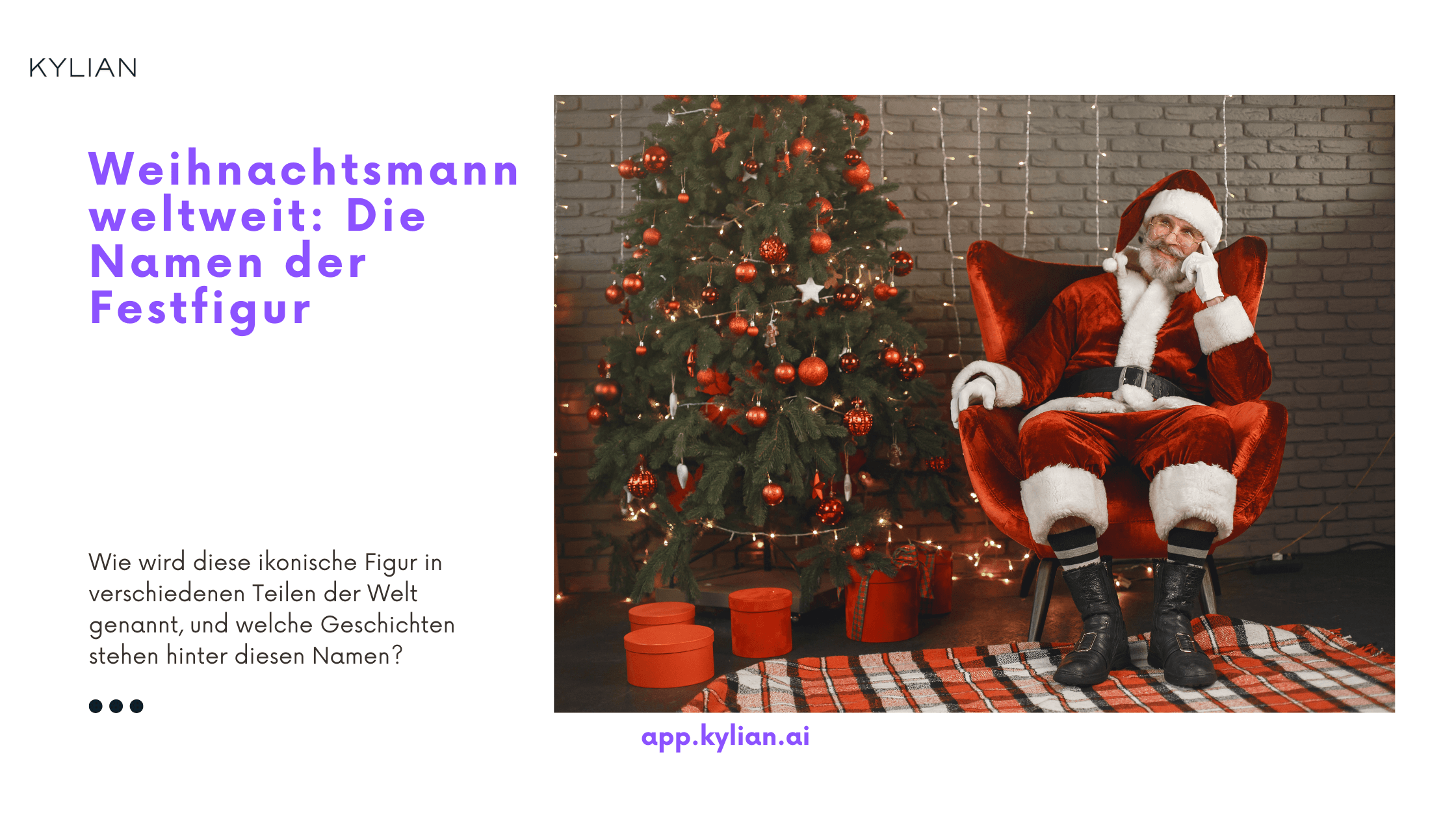 Weihnachtsmann weltweit: Die Namen der Festfigur
