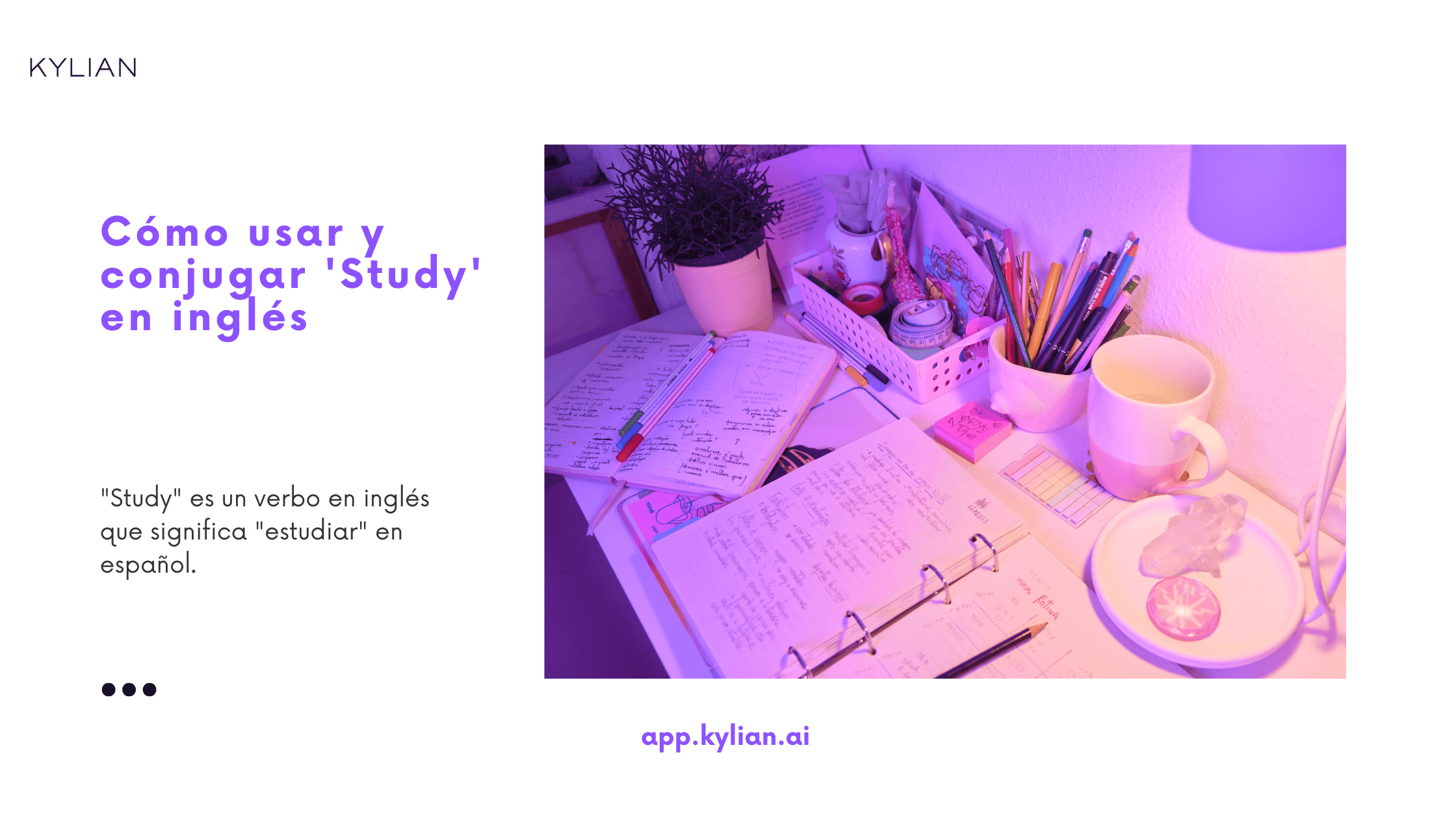 Cómo usar y conjugar 'Study' en inglés