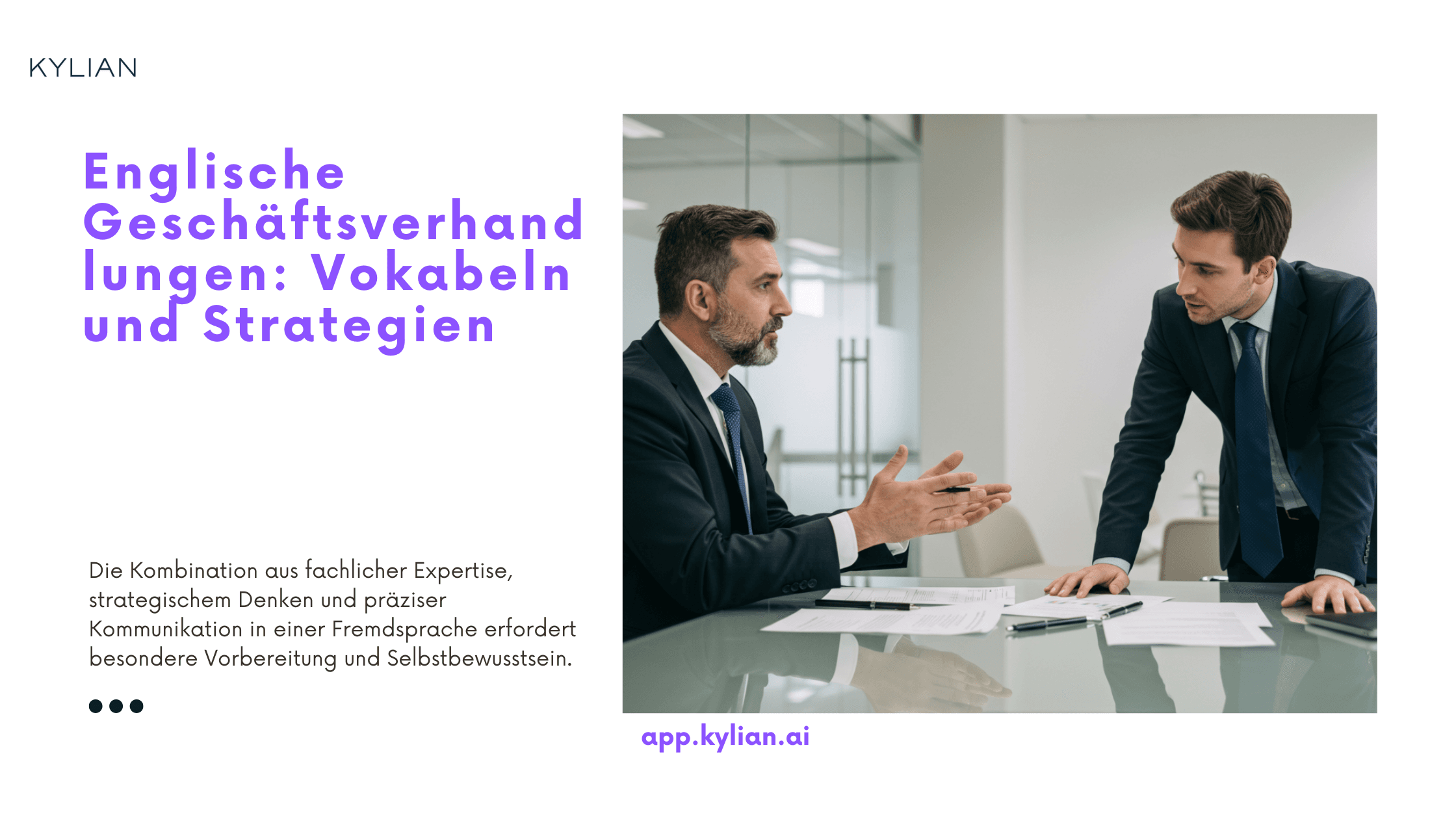 Englische Geschäftsverhandlungen: Vokabeln und Strategien