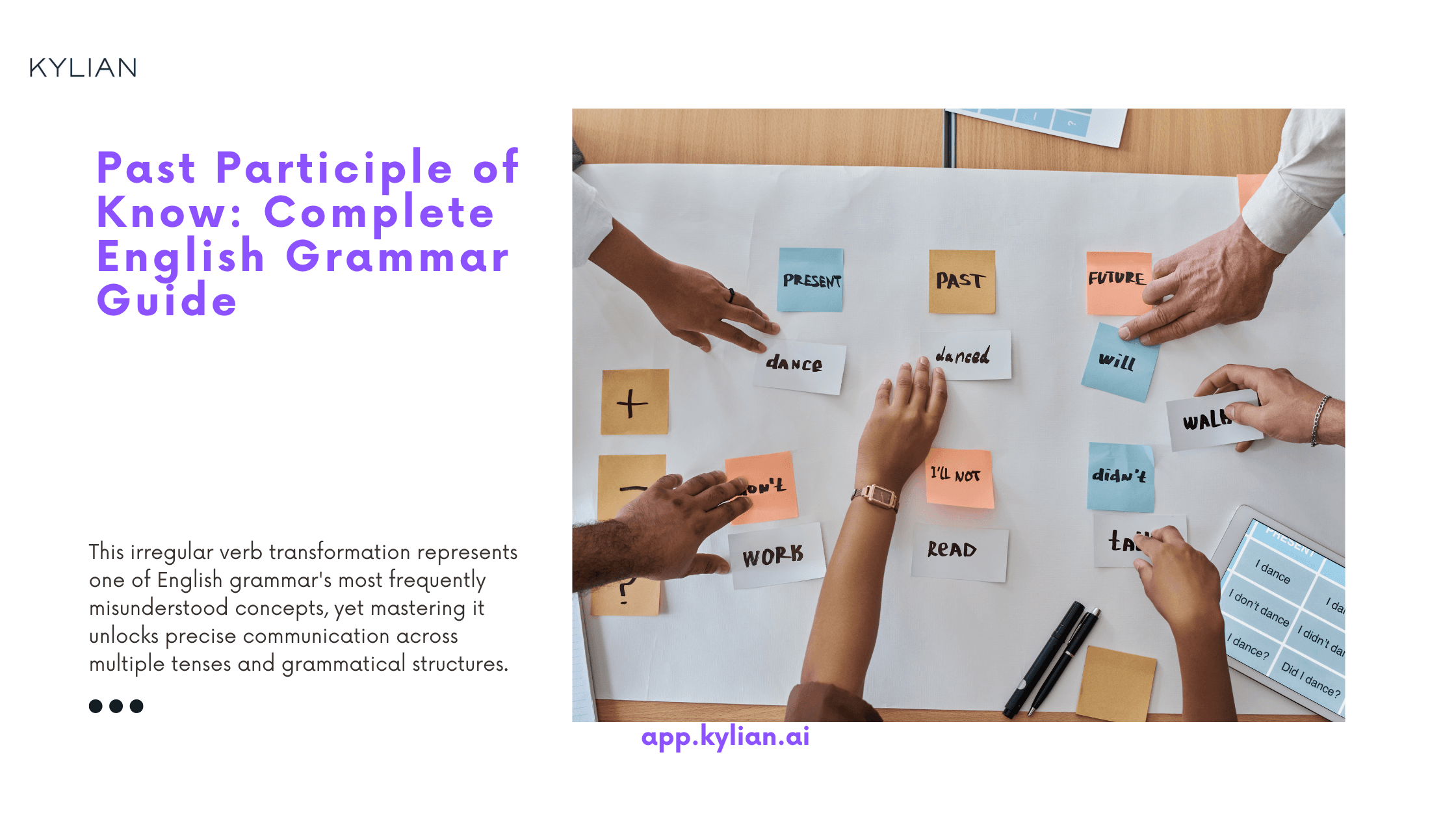 Past Participle of Know: Complete English Grammar Guide