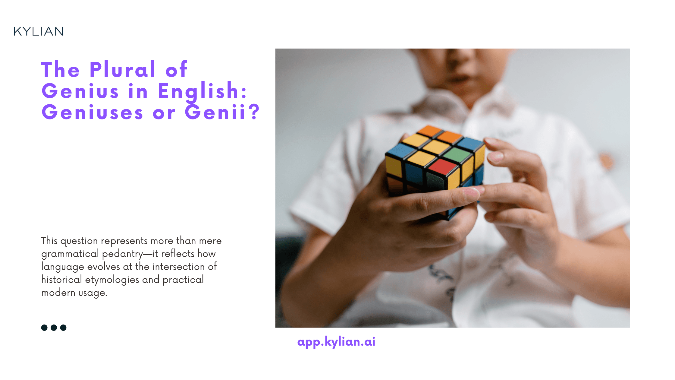 The Plural of Genius in English: Geniuses or Genii?