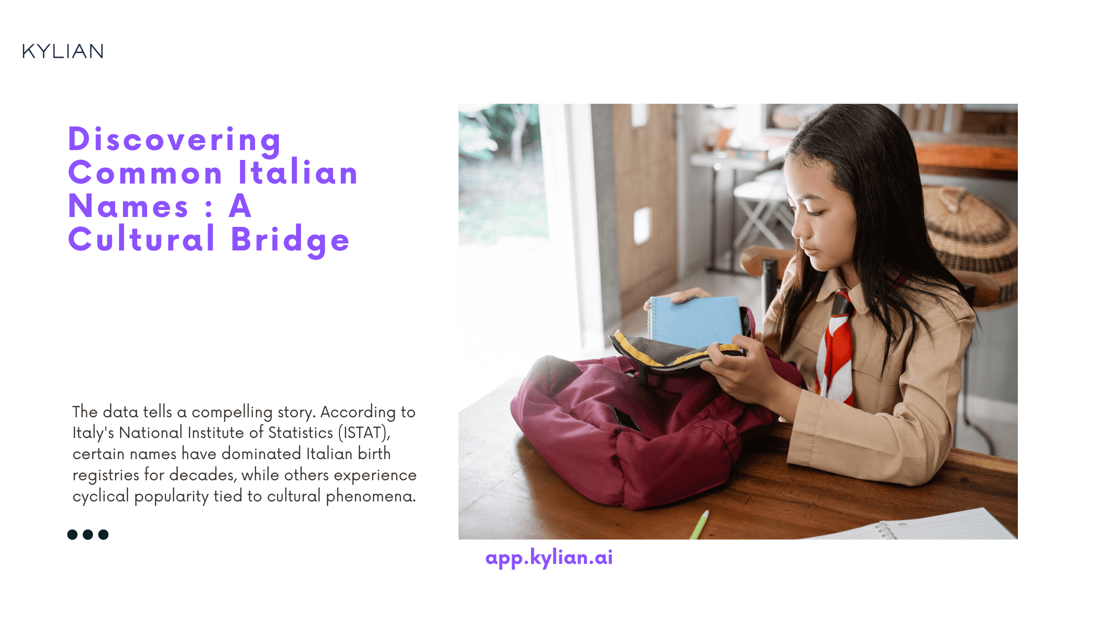 Discovering Common Italian Names : A Cultural Bridge