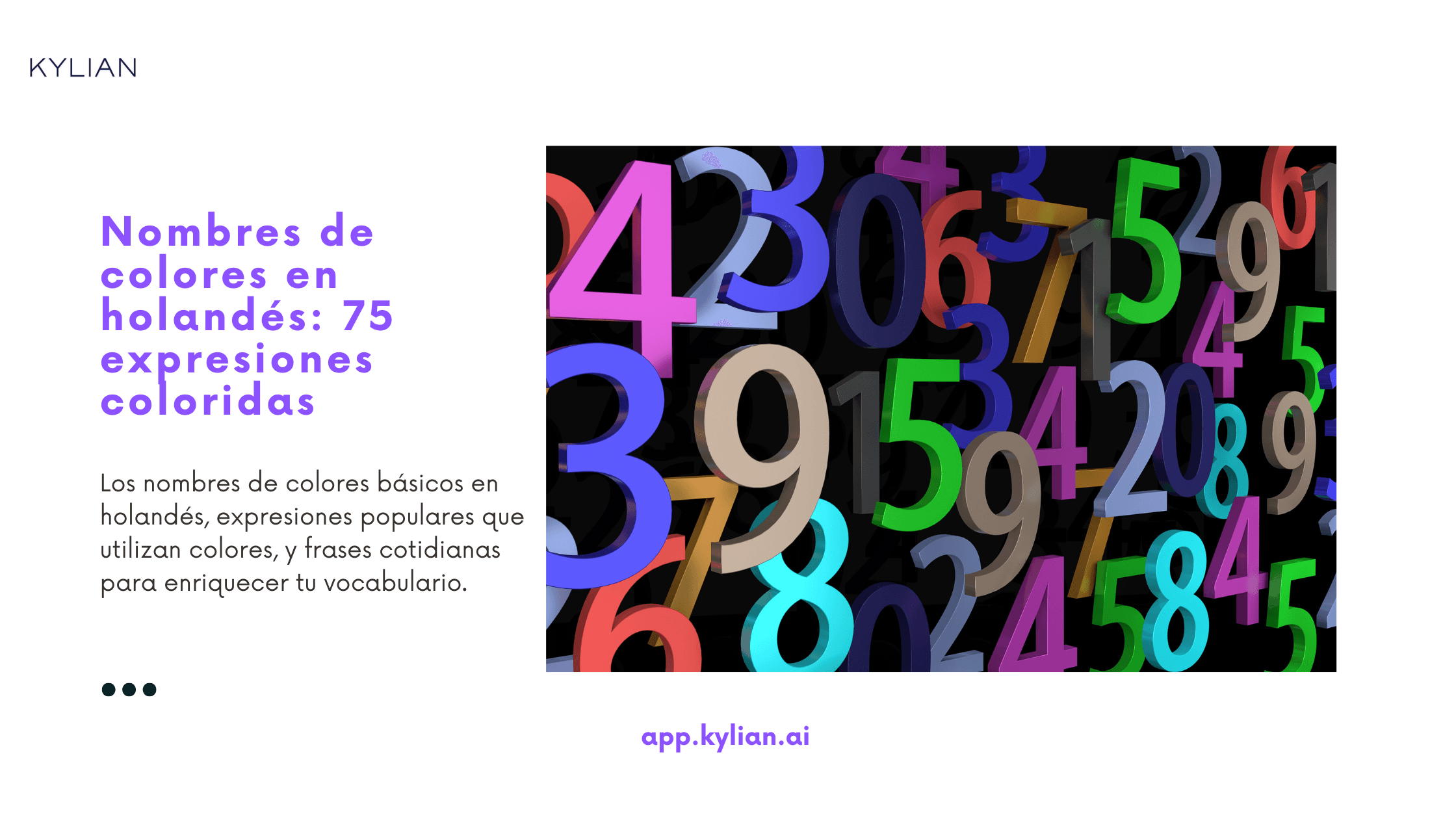 Nombres de colores en holandés: 75 expresiones coloridas