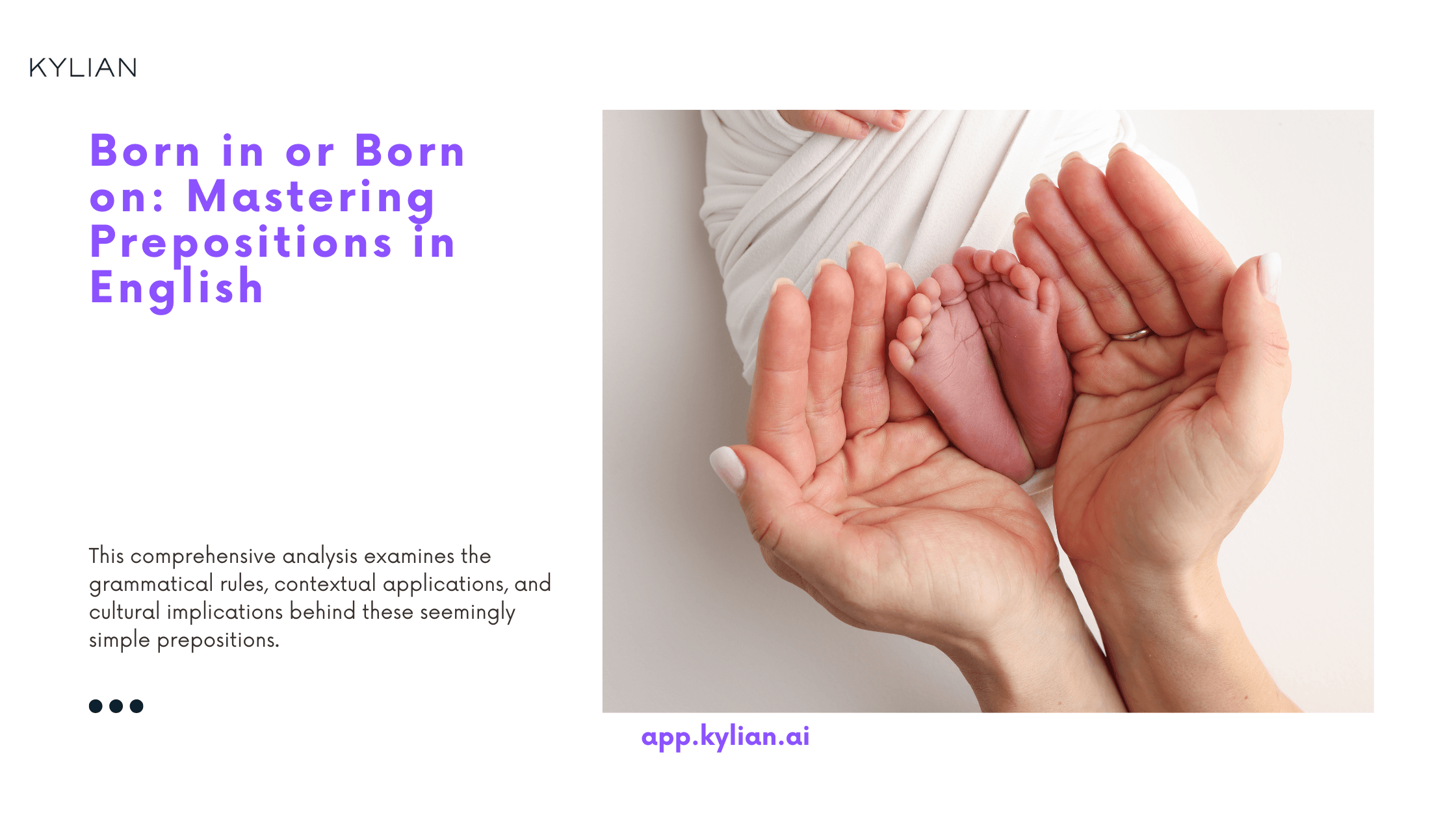 Born in or Born on: Mastering Prepositions in English