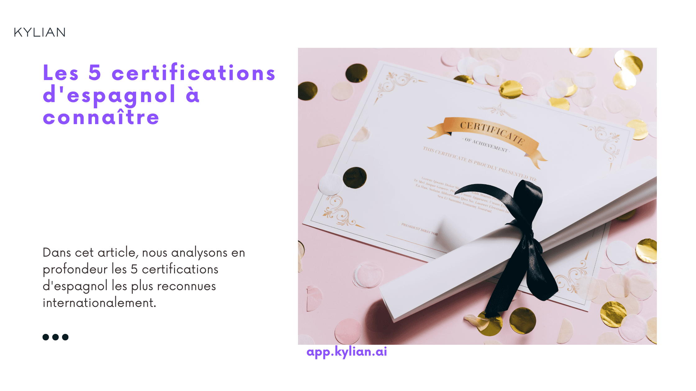 Les 5 certifications d'espagnol à connaître