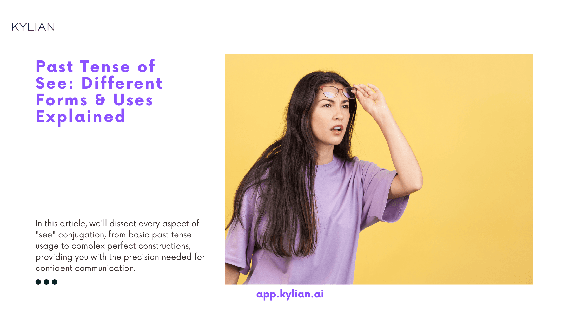 Past Tense of See: Different Forms & Uses Explained