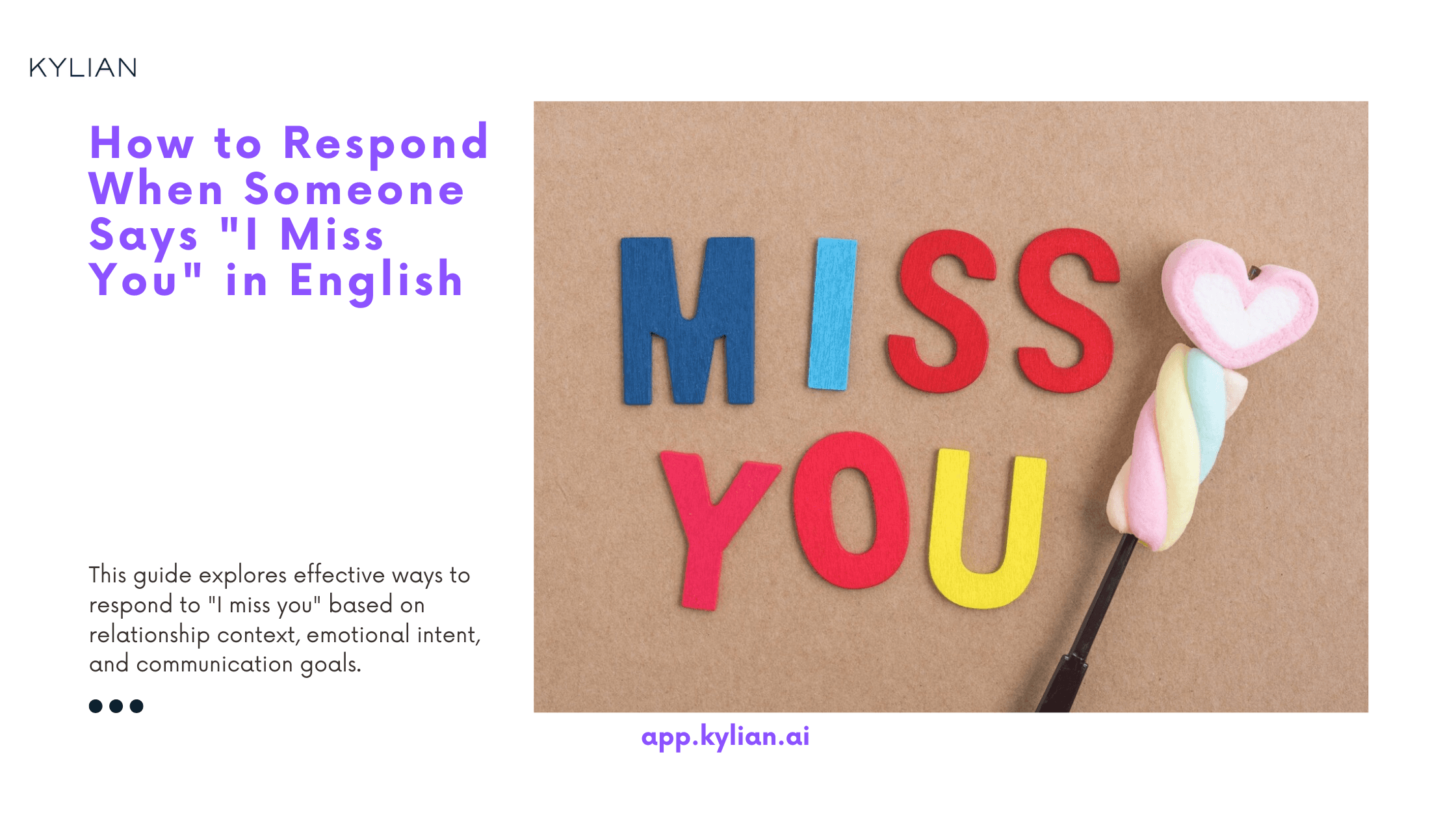 How to Respond When Someone Says "I Miss You" in English