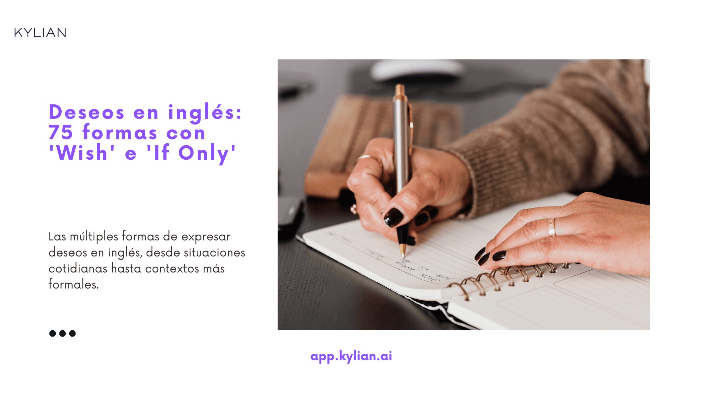 Deseos en inglés: 75 formas con 'Wish' e 'If Only'