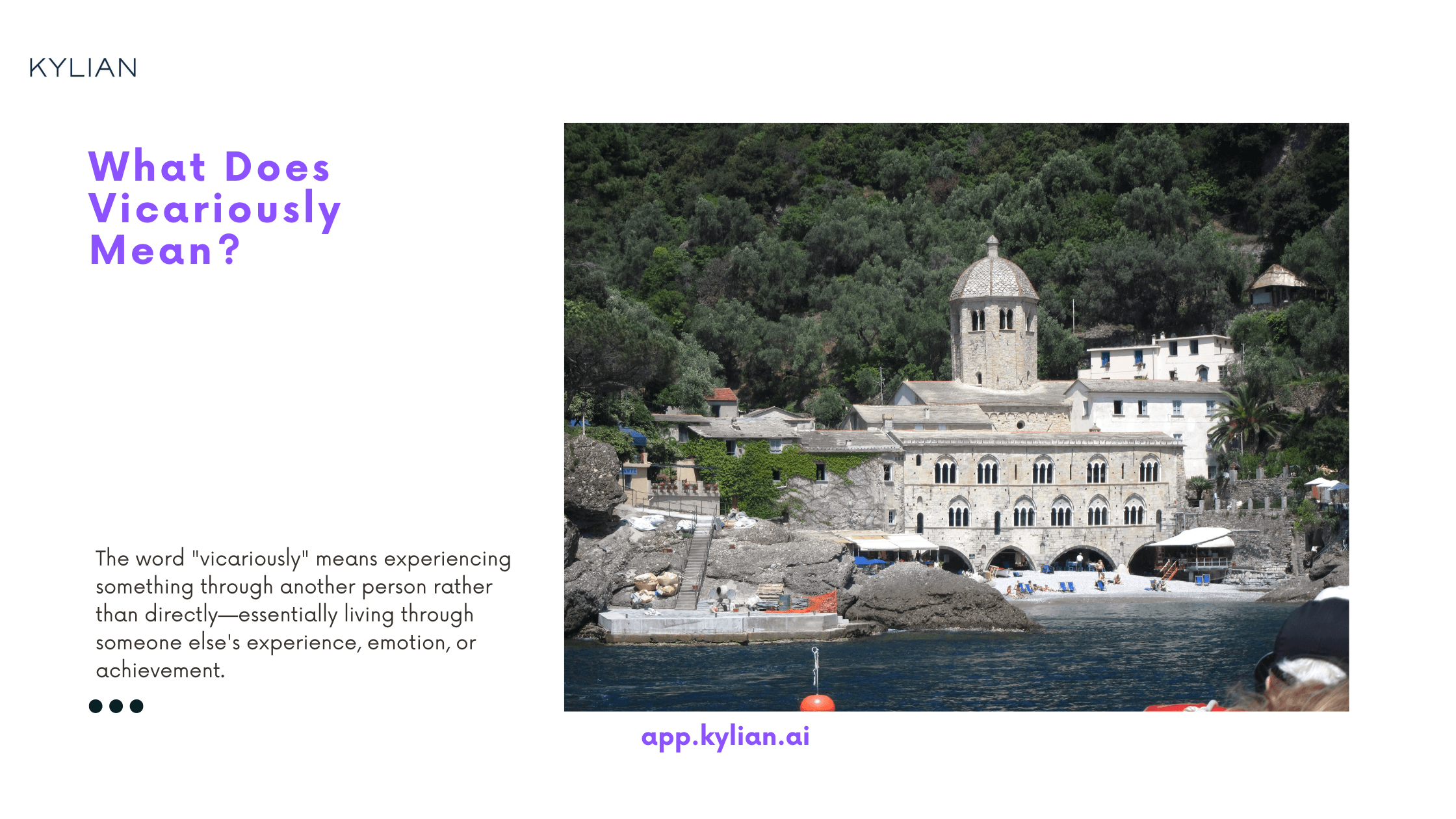 What Does Vicariously Mean?