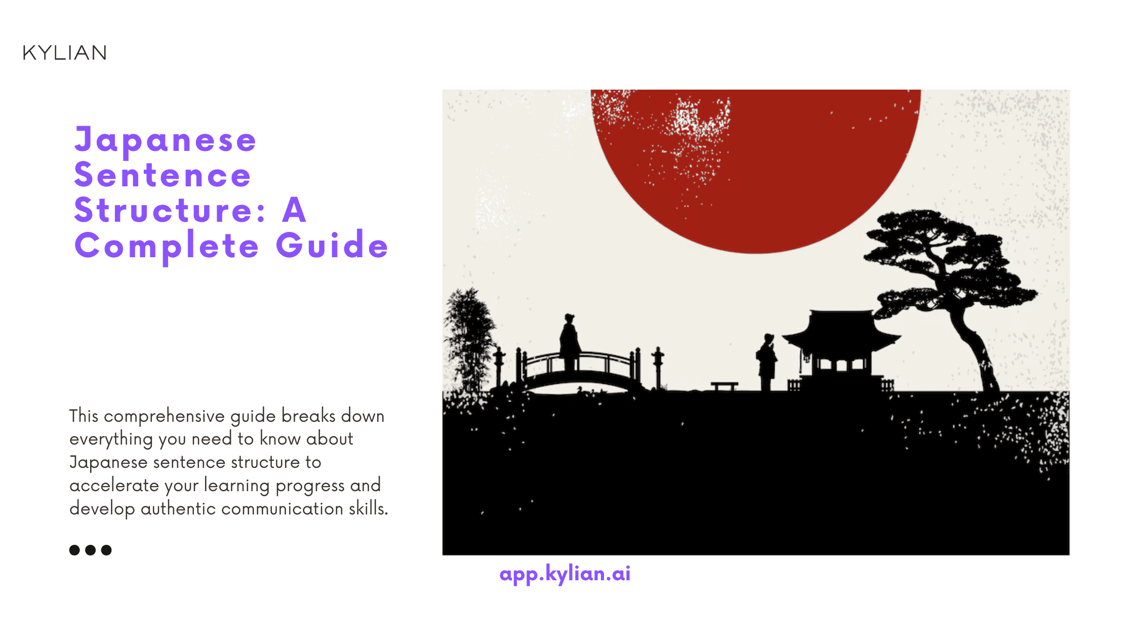 Japanese Sentence Structure: A Complete Guide