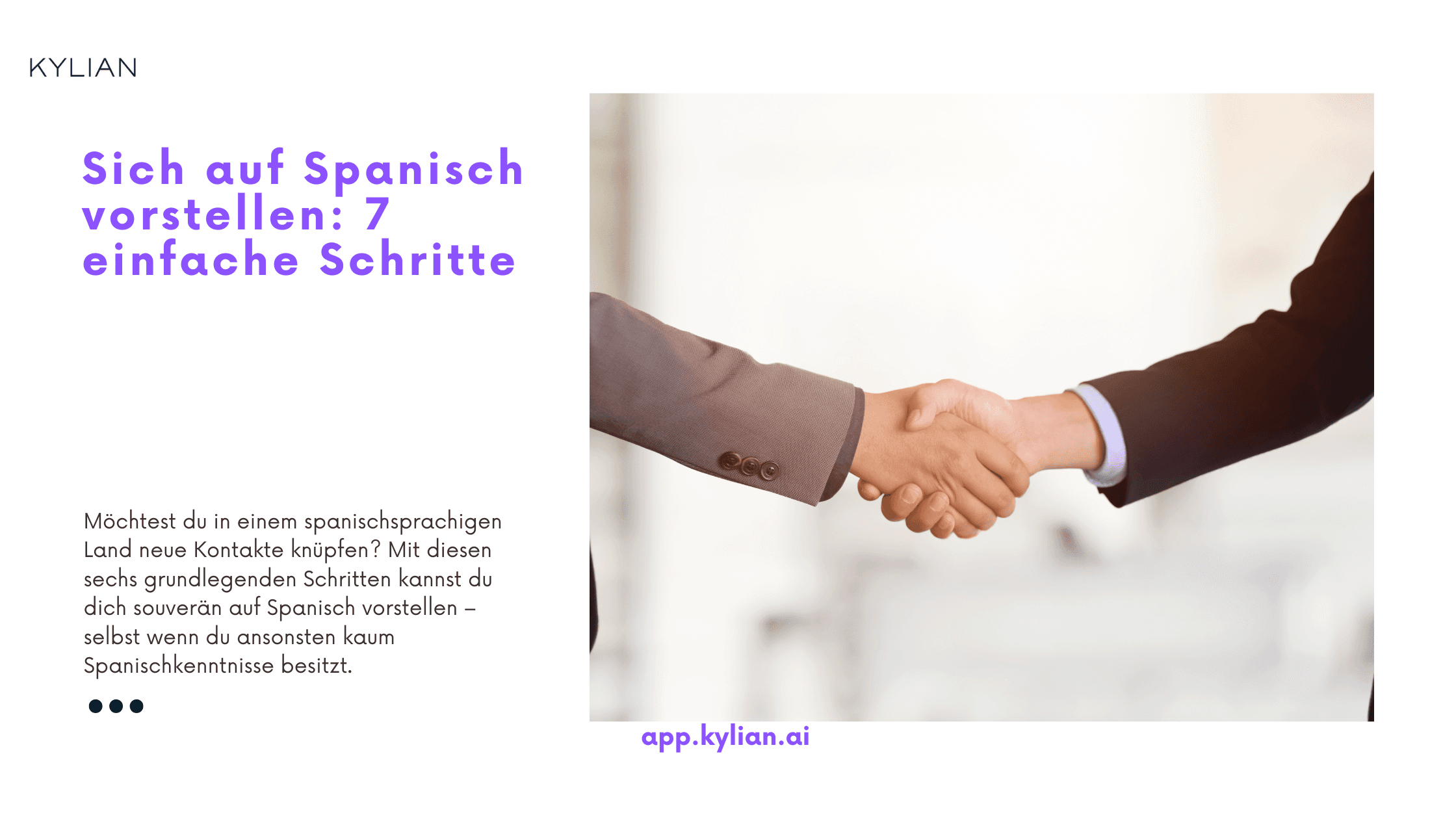 Sich auf Spanisch vorstellen: 7 einfache Schritte