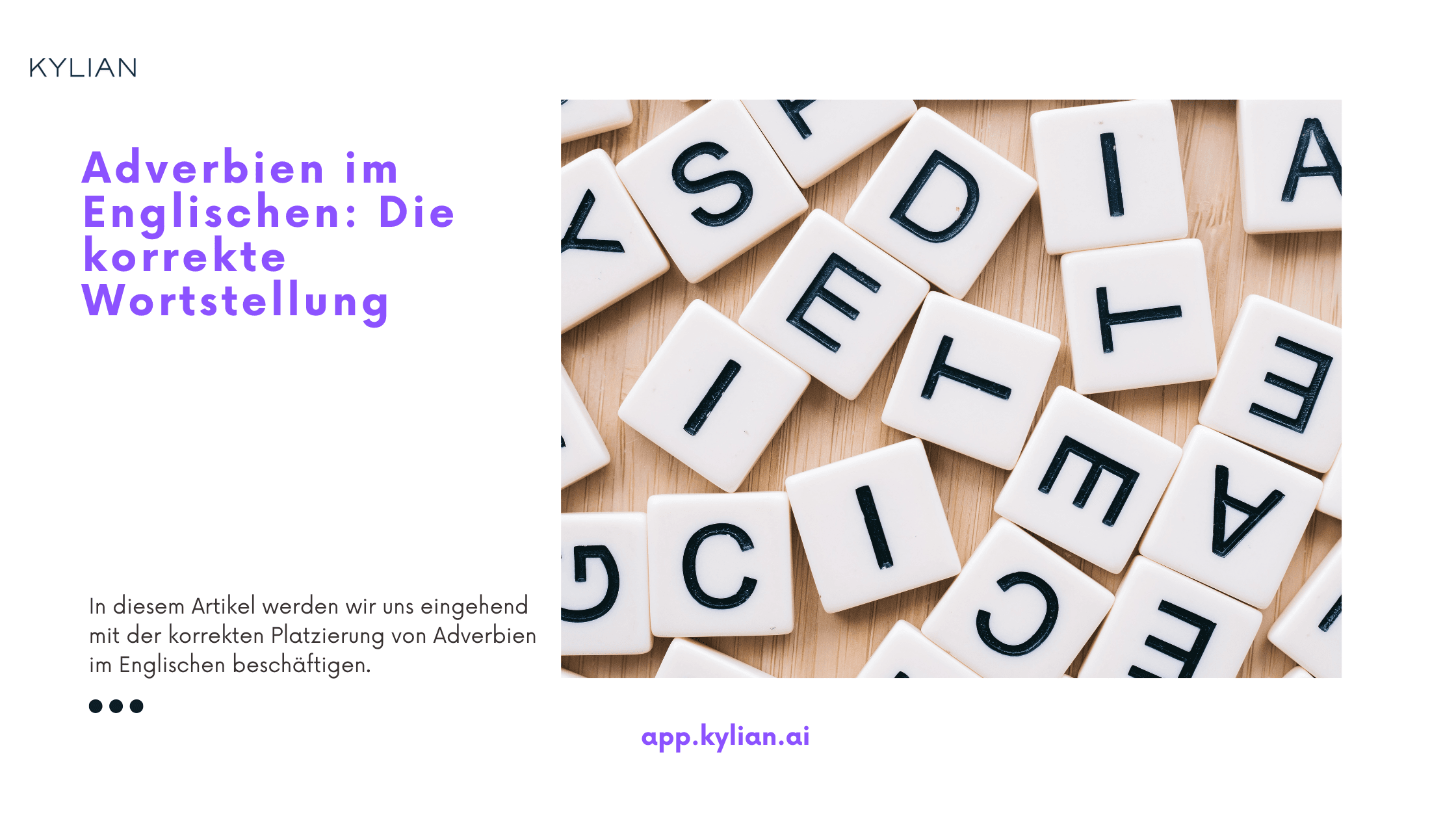Adverbien im Englischen: Die korrekte Wortstellung
