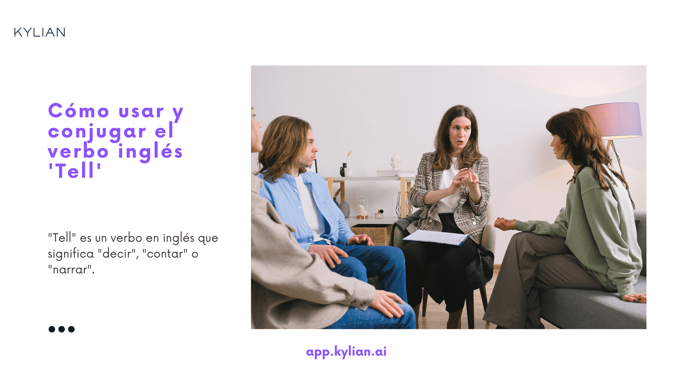 Cómo usar y conjugar el verbo inglés 'Tell'