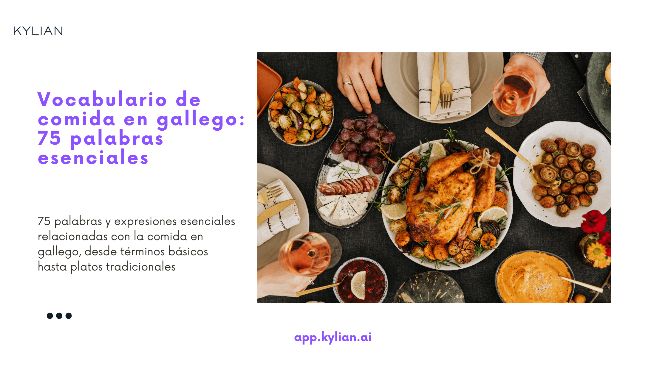 Vocabulario de comida en gallego: 75 palabras esenciales