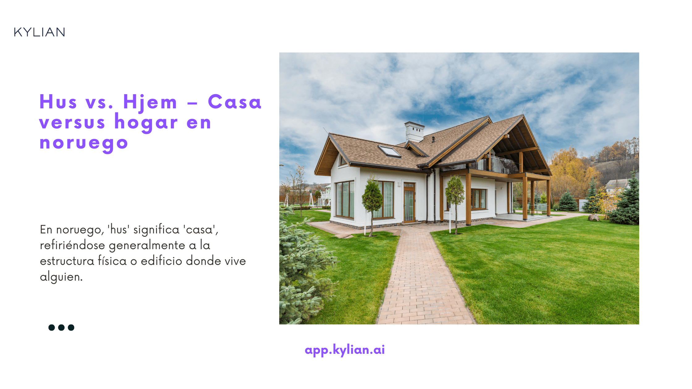 Hus vs. Hjem – Casa versus hogar en noruego