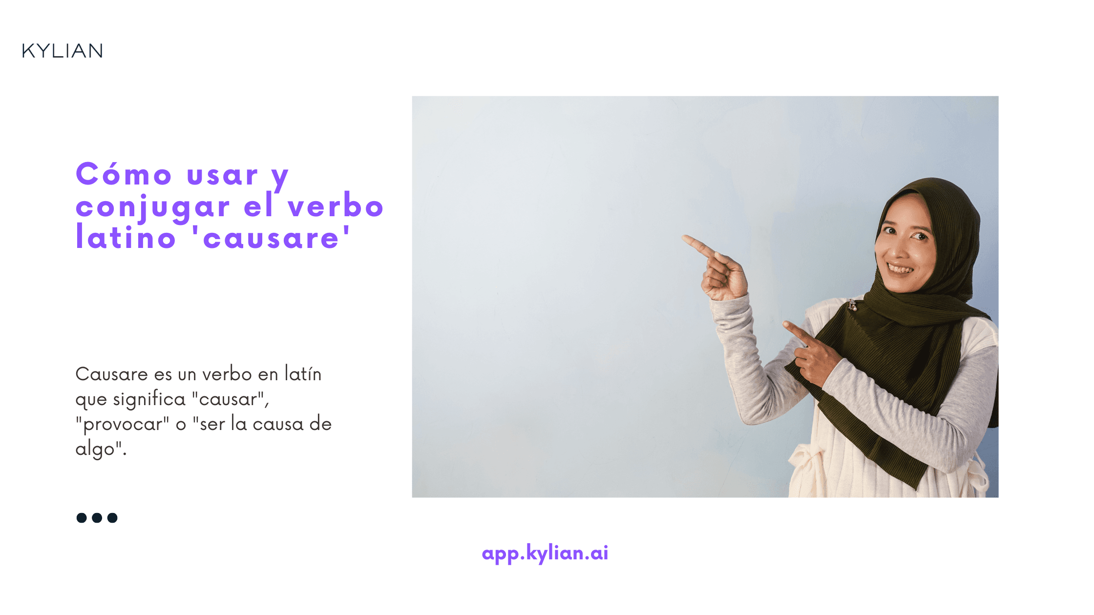 Cómo usar y conjugar el verbo latino 'causare'