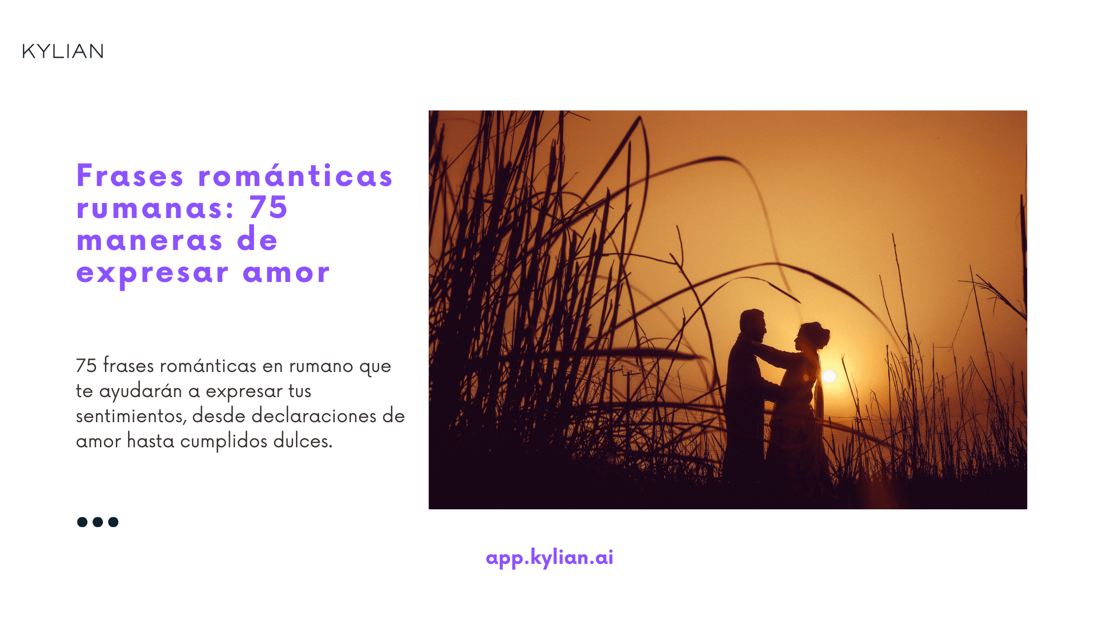 Frases románticas rumanas: 75 maneras de expresar amor