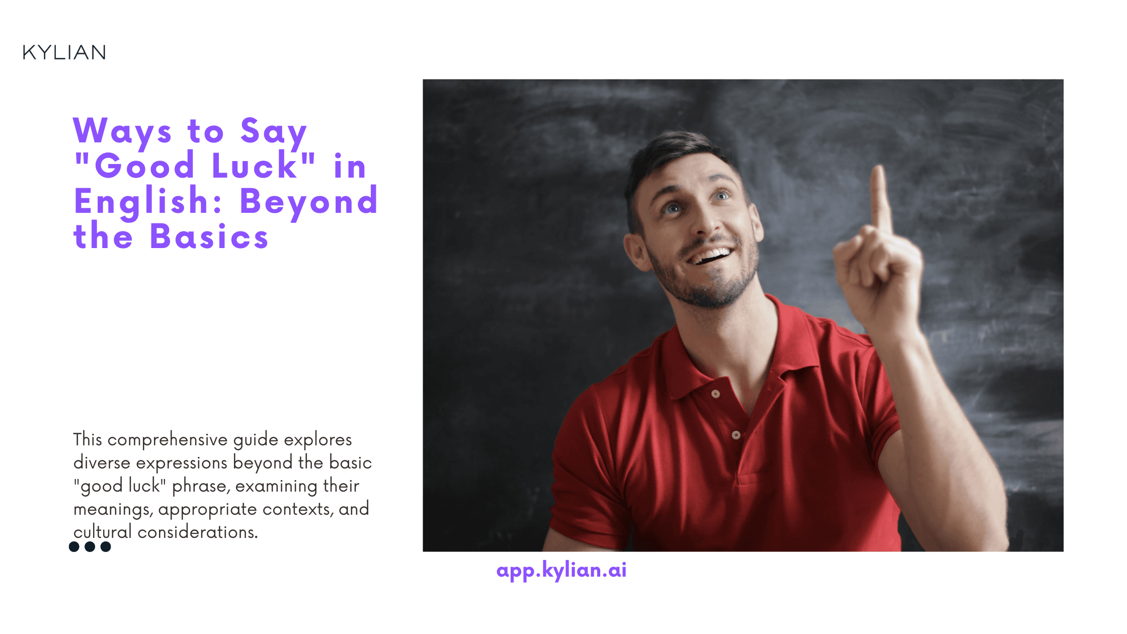 Ways to Say "Good Luck" in English: Beyond the Basics