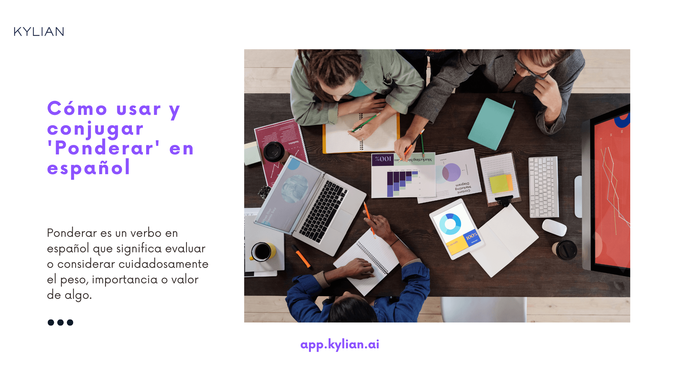 Cómo usar y conjugar 'Ponderar' en español