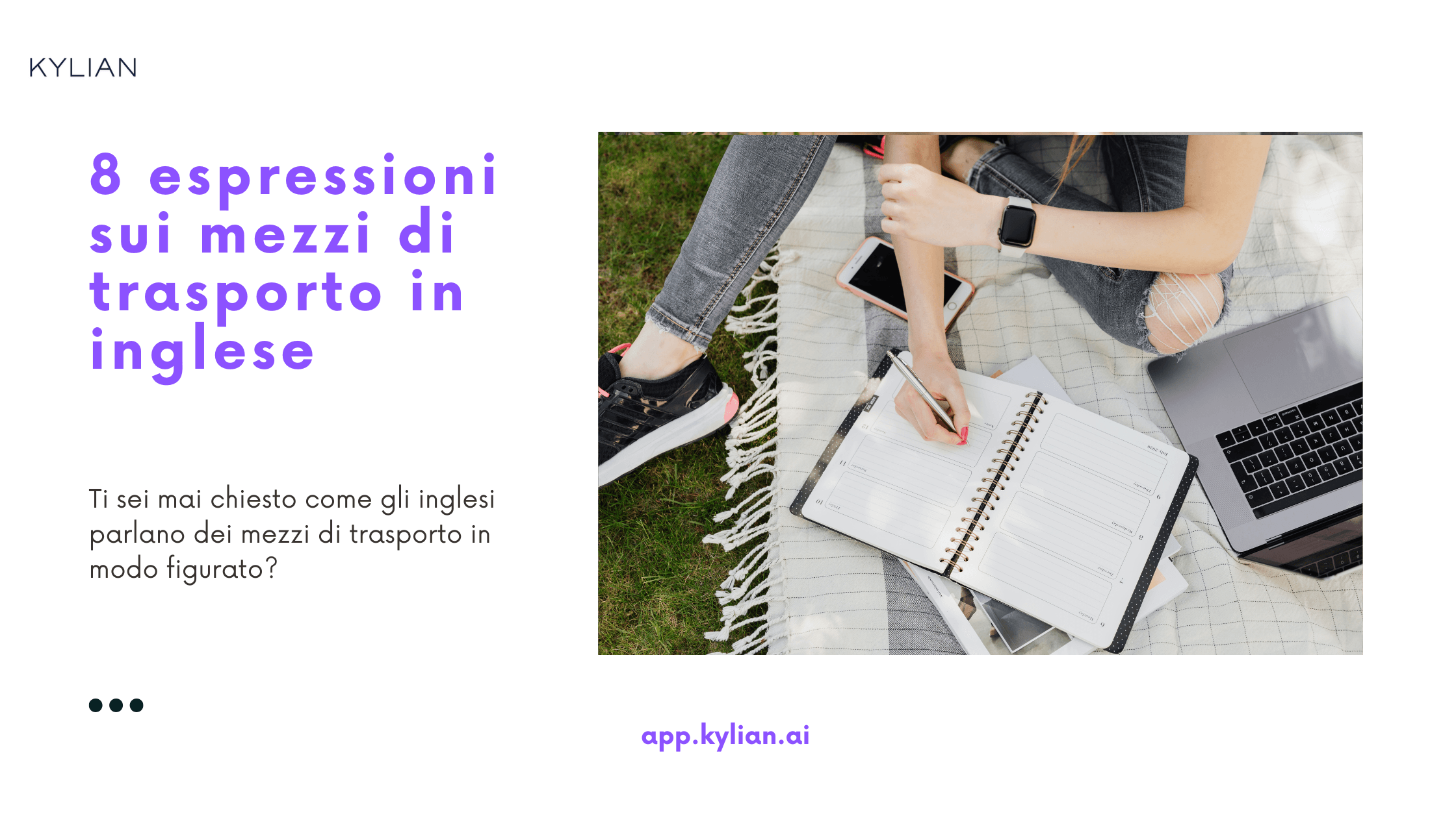 8 espressioni sui mezzi di trasporto in inglese