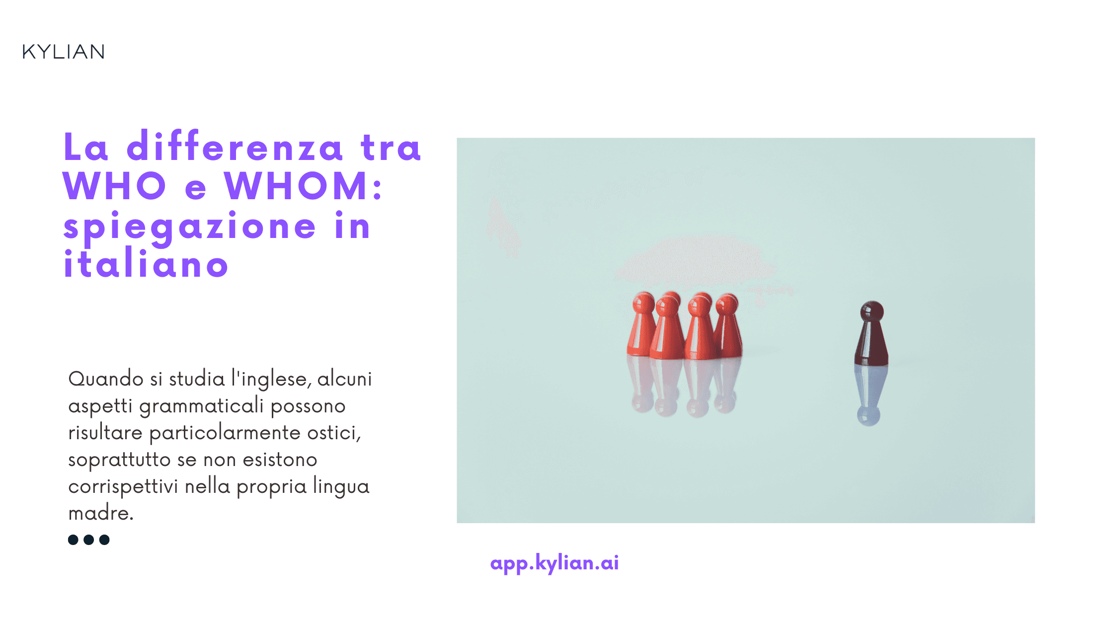 La differenza tra WHO e WHOM: spiegazione in italiano