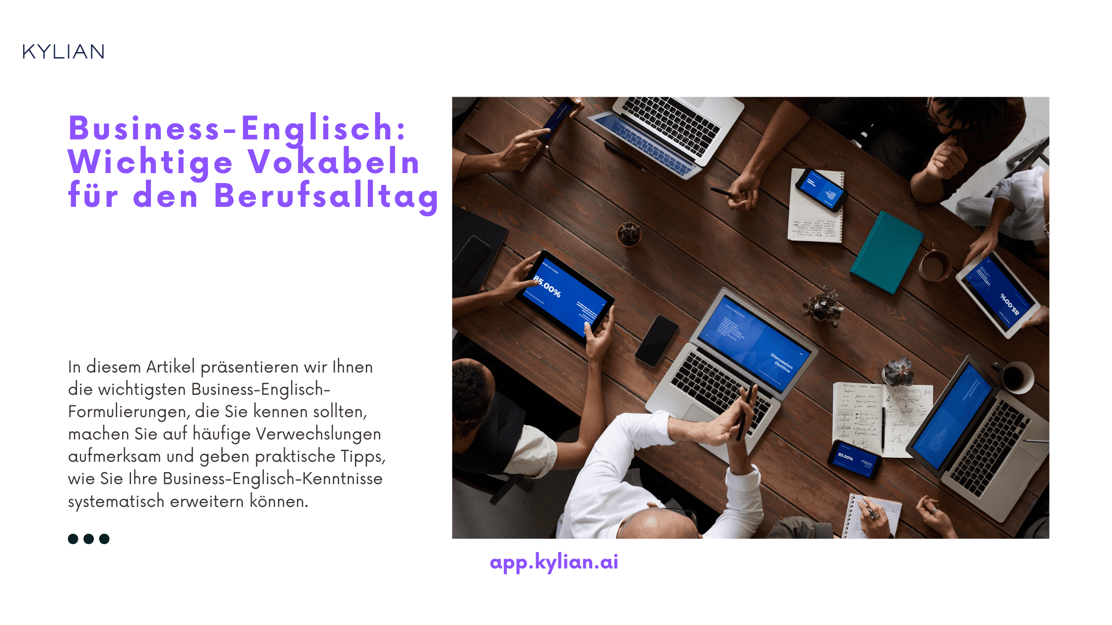 Business-Englisch: Wichtige Vokabeln für den Berufsalltag