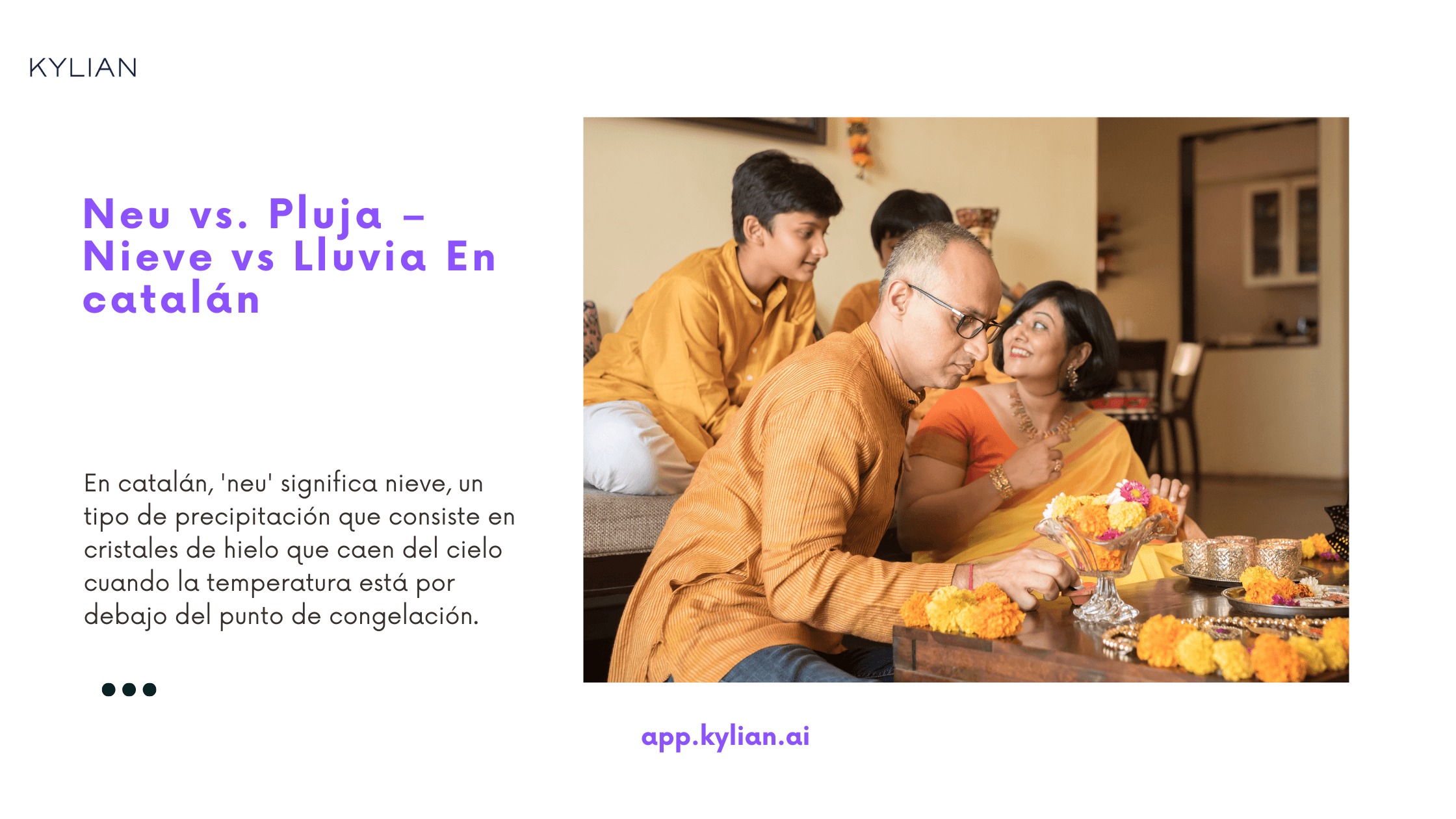 Neu vs. Pluja – Nieve vs Lluvia En catalán