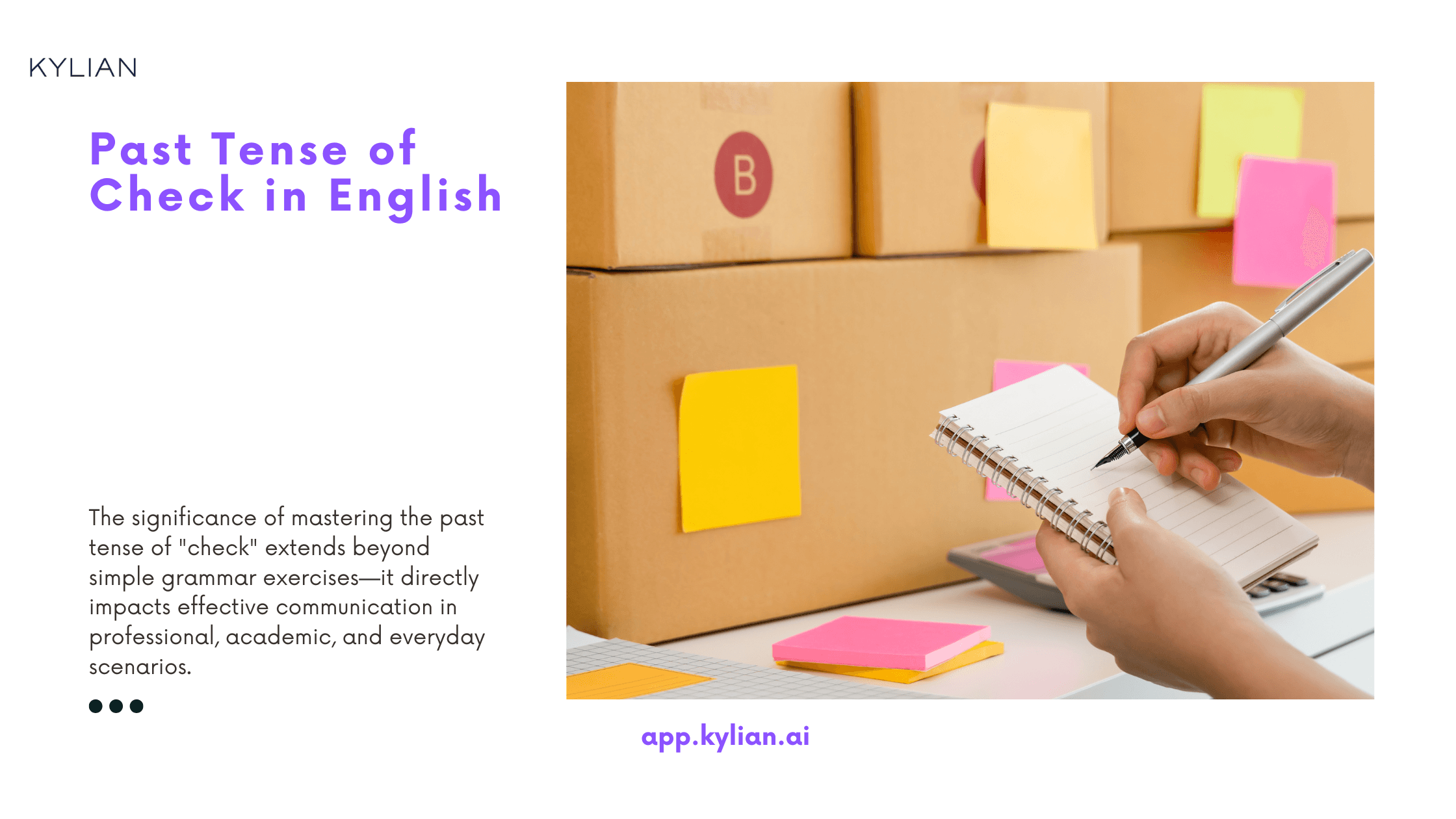 Past Tense of Check in English