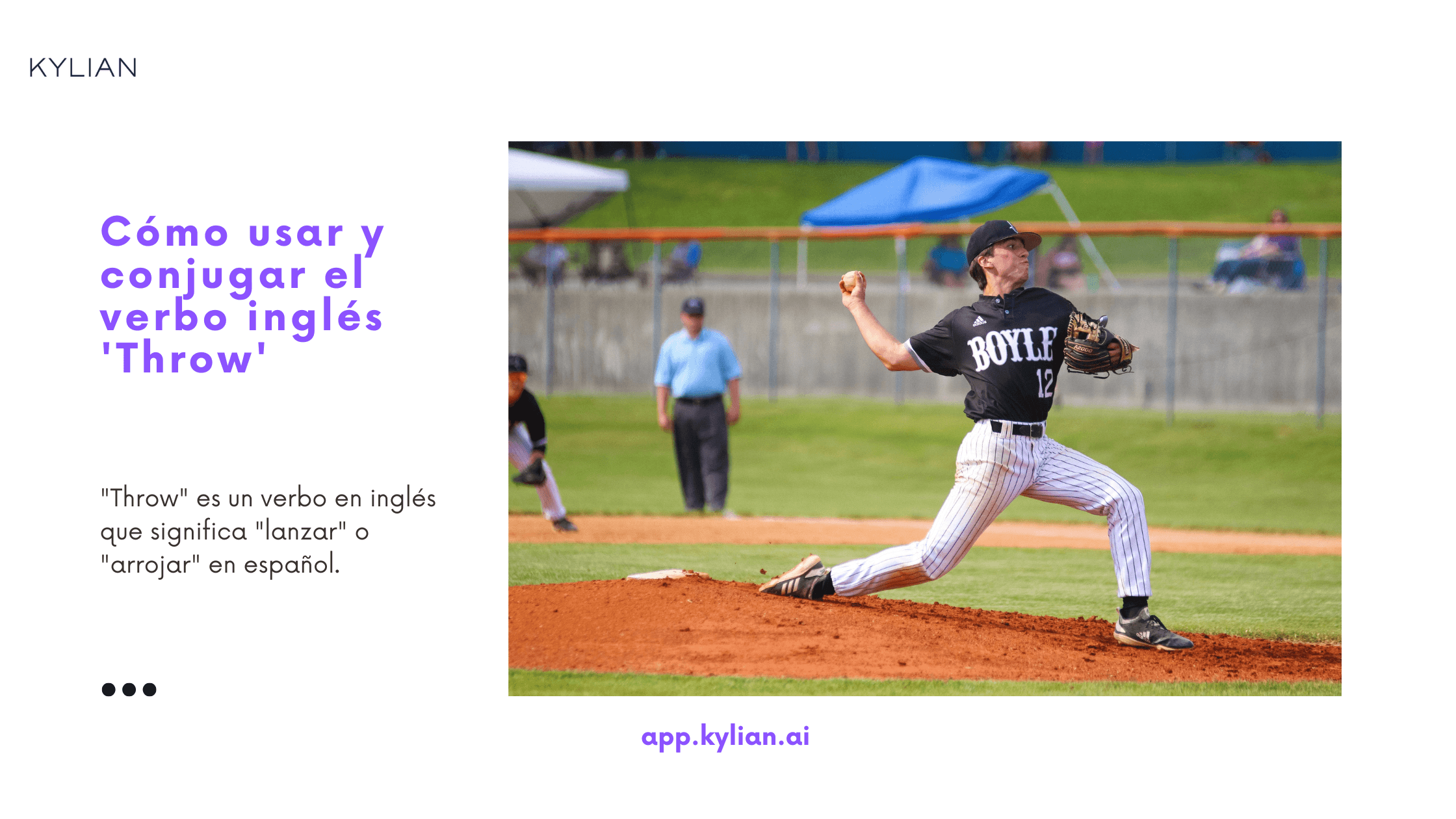 Cómo usar y conjugar el verbo inglés 'Throw'