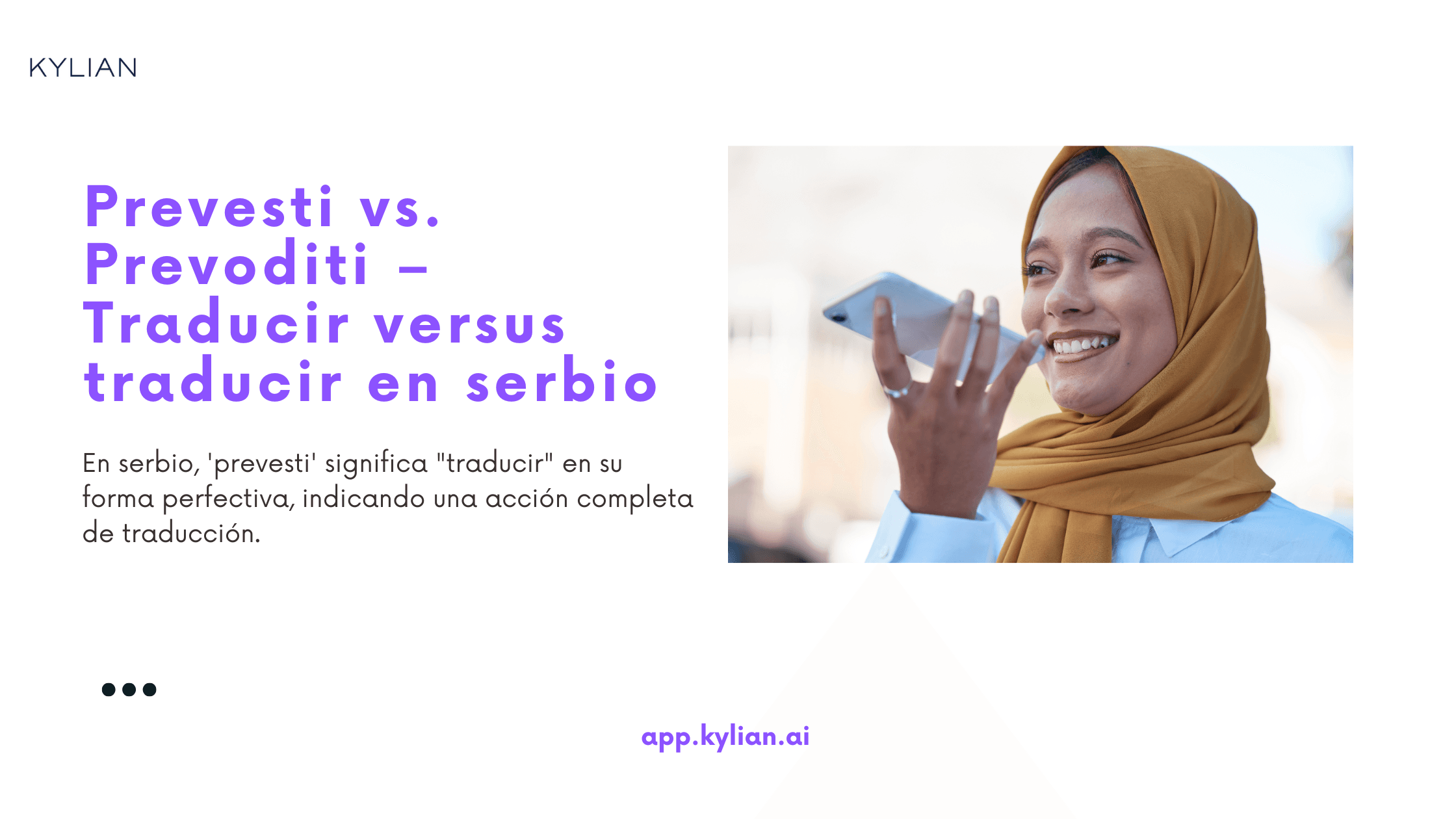 Prevesti vs. Prevoditi – Traducir versus traducir en serbio