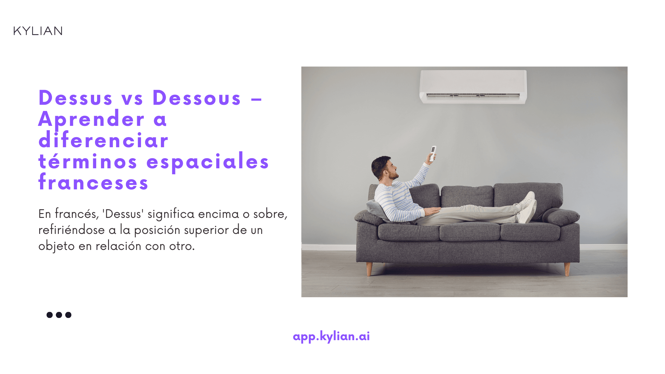 Dessus vs Dessous – Aprender a diferenciar términos espaciales franceses