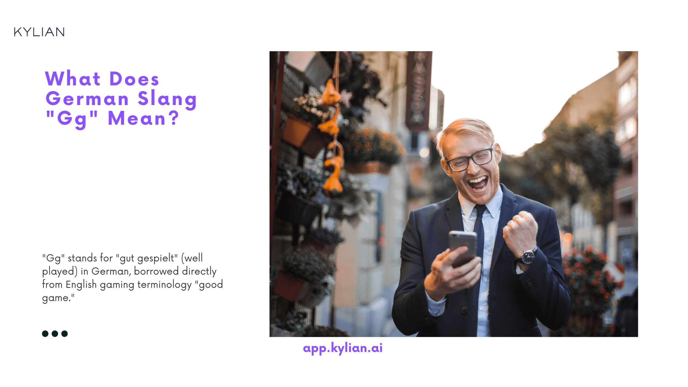 What Does German Slang "Gg" Mean?