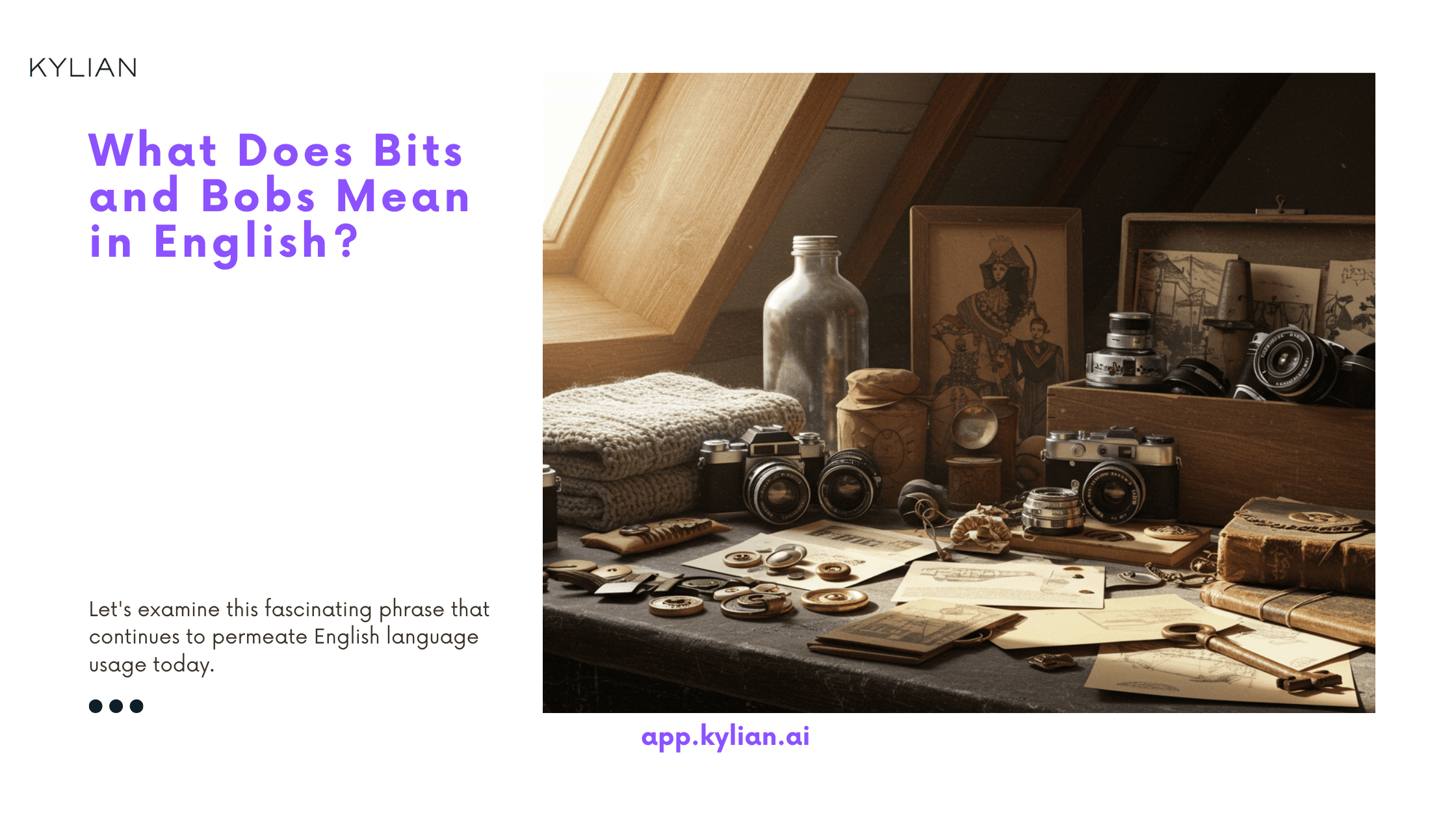 What Does Bits and Bobs Mean in English?