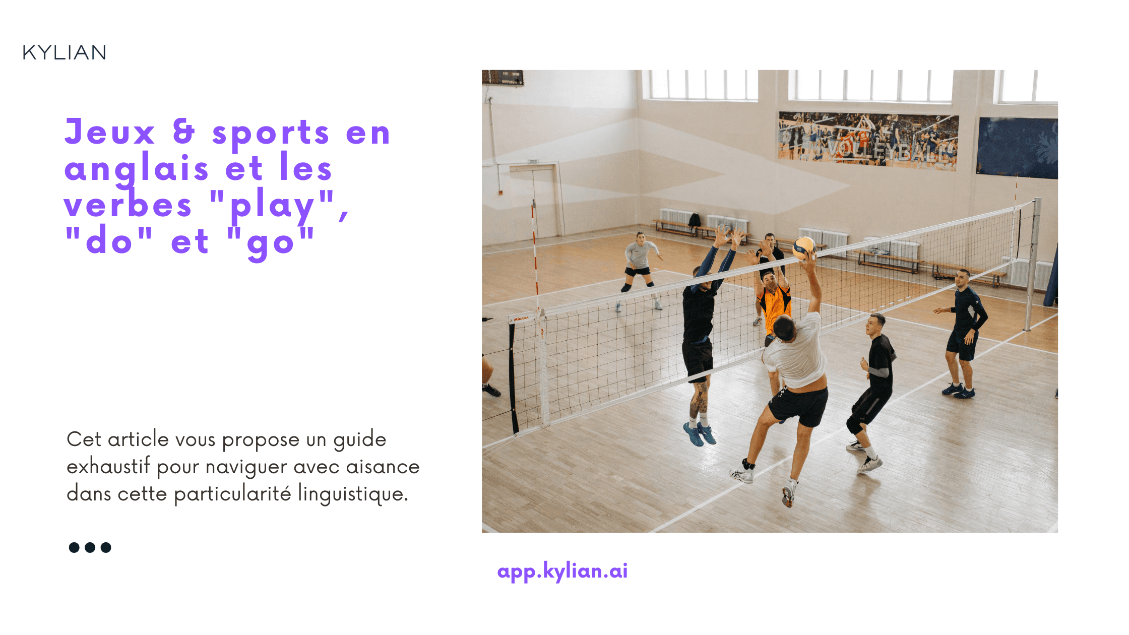 Jeux & sports en anglais et les verbes "play", "do" et "go"
