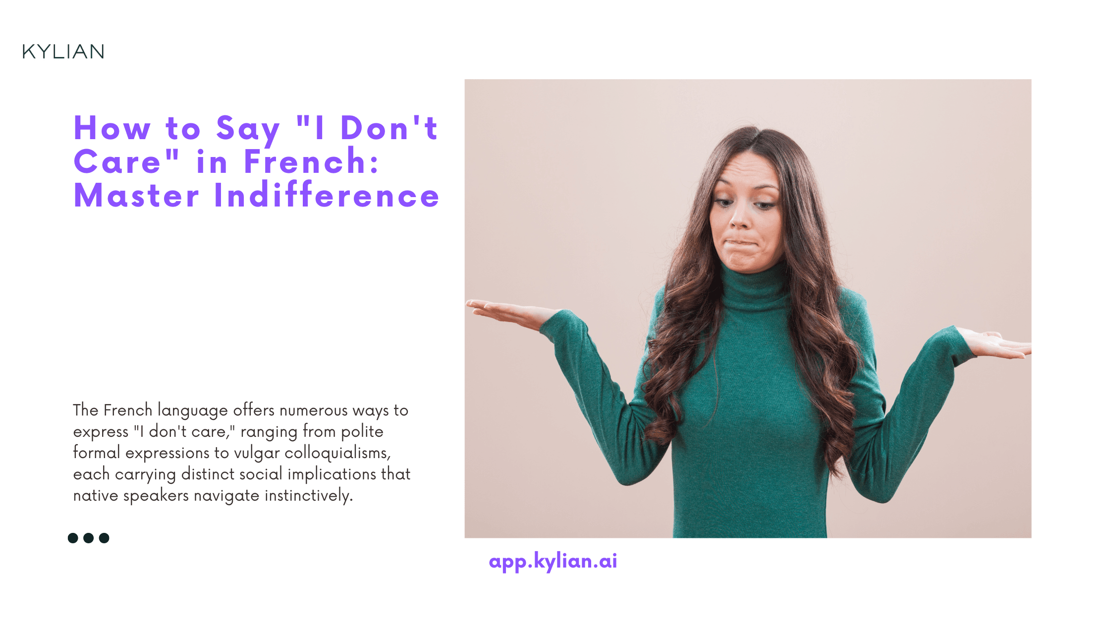 How to Say "I Don't Care" in French: Master Indifference